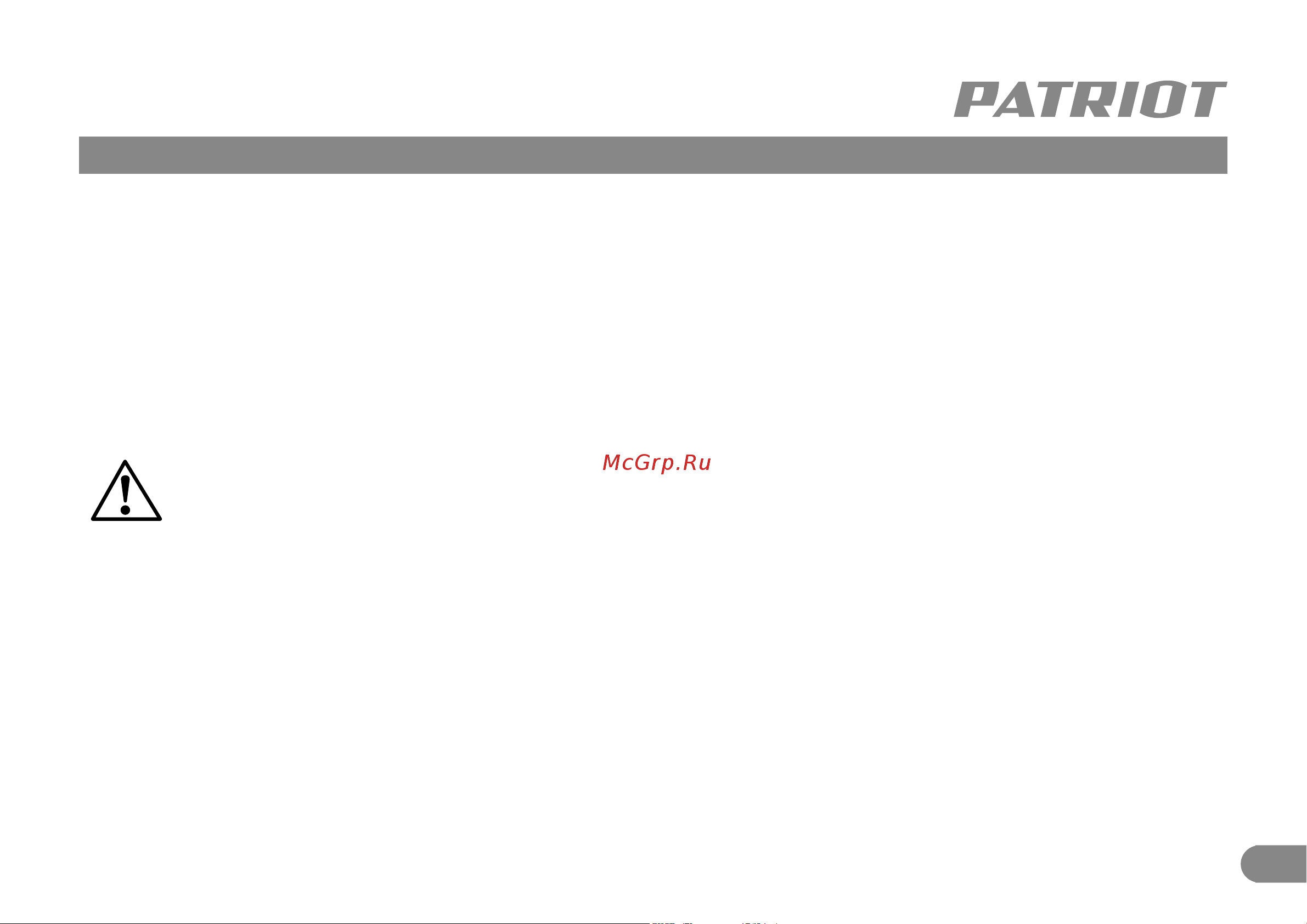 Patriot DG 600 110301600 Инструкция к товару онлайн [8/11] 836318