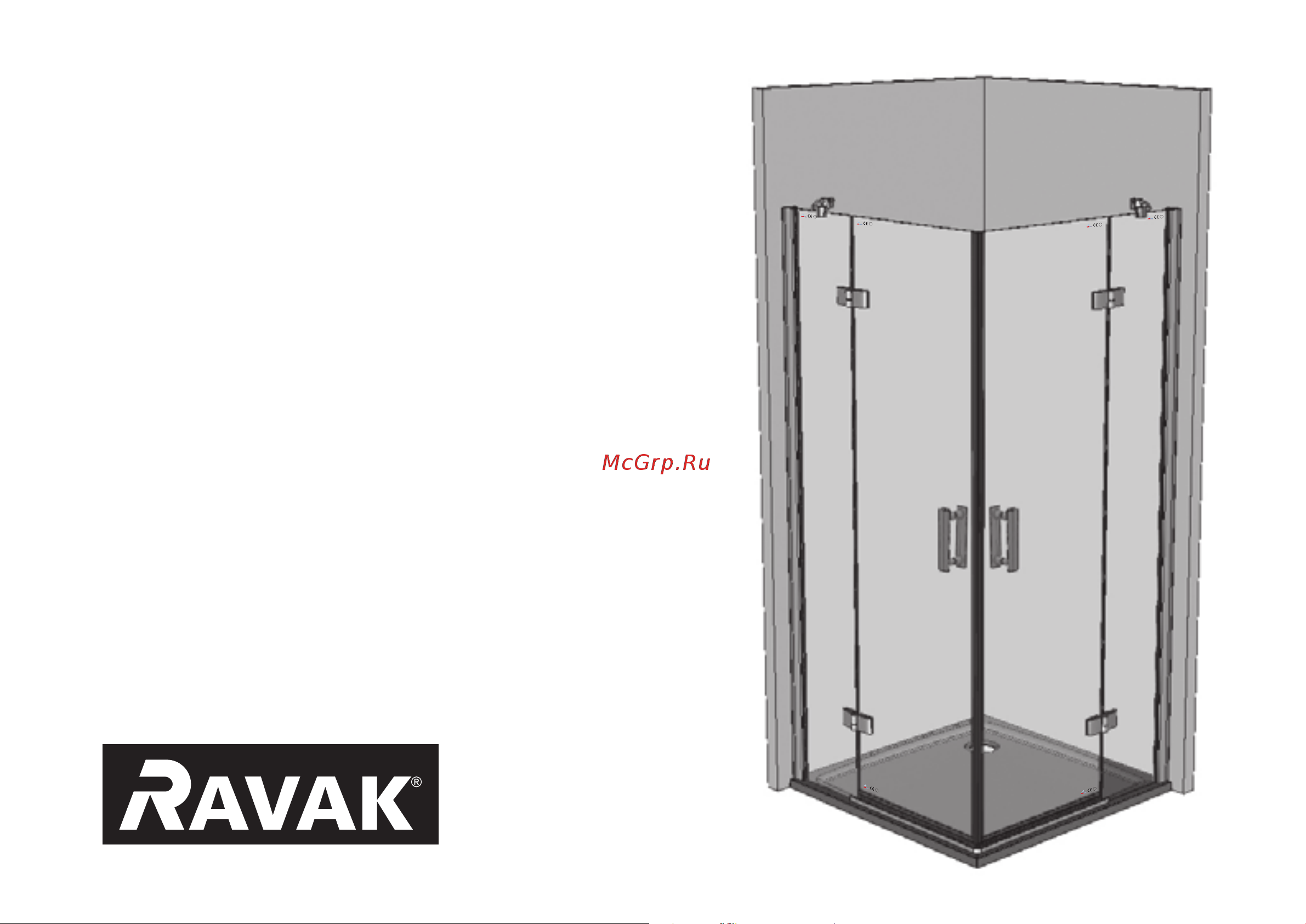 Ravak SmartLine SMSRV4 80x80 см 1SV44A00Z1 Инструкция к Ravak SmartLine SMSRV4 1SV44A00Z1 онлайн
