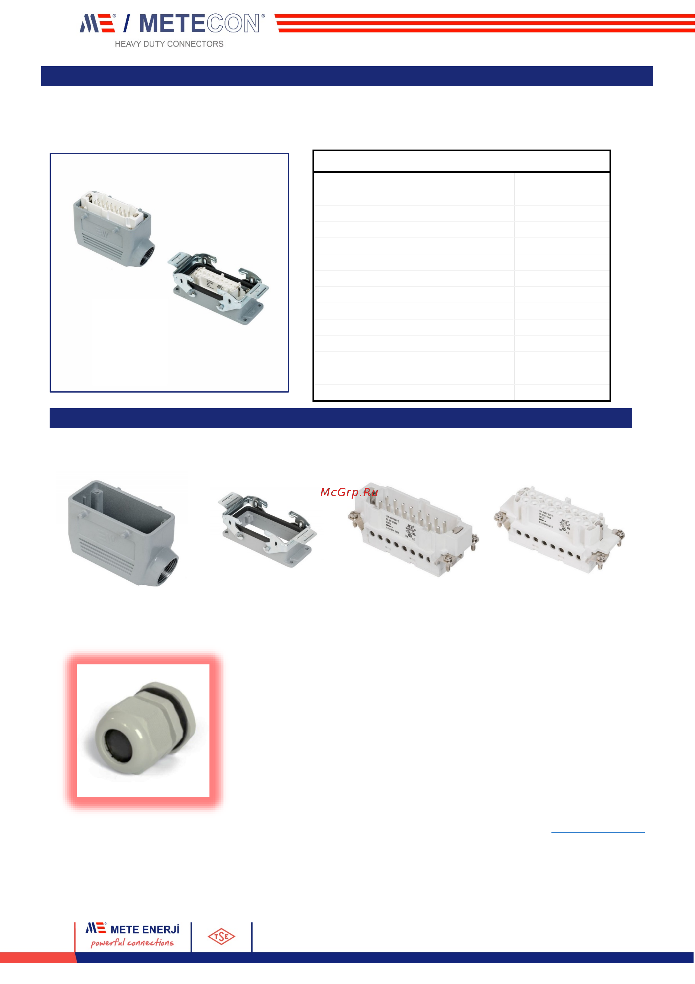 Mete Enerji комплект H16E-A2M-C2F 685627K Техническая документация онлайн