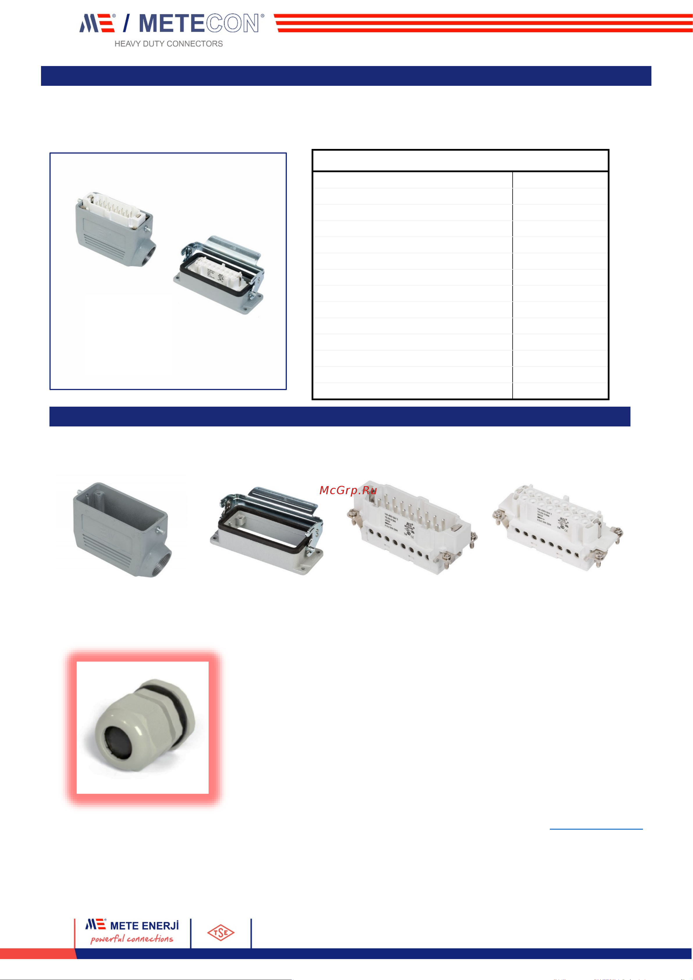 Mete Enerji комплект H16E-AM-CF 685611K Техническая документация онлайн