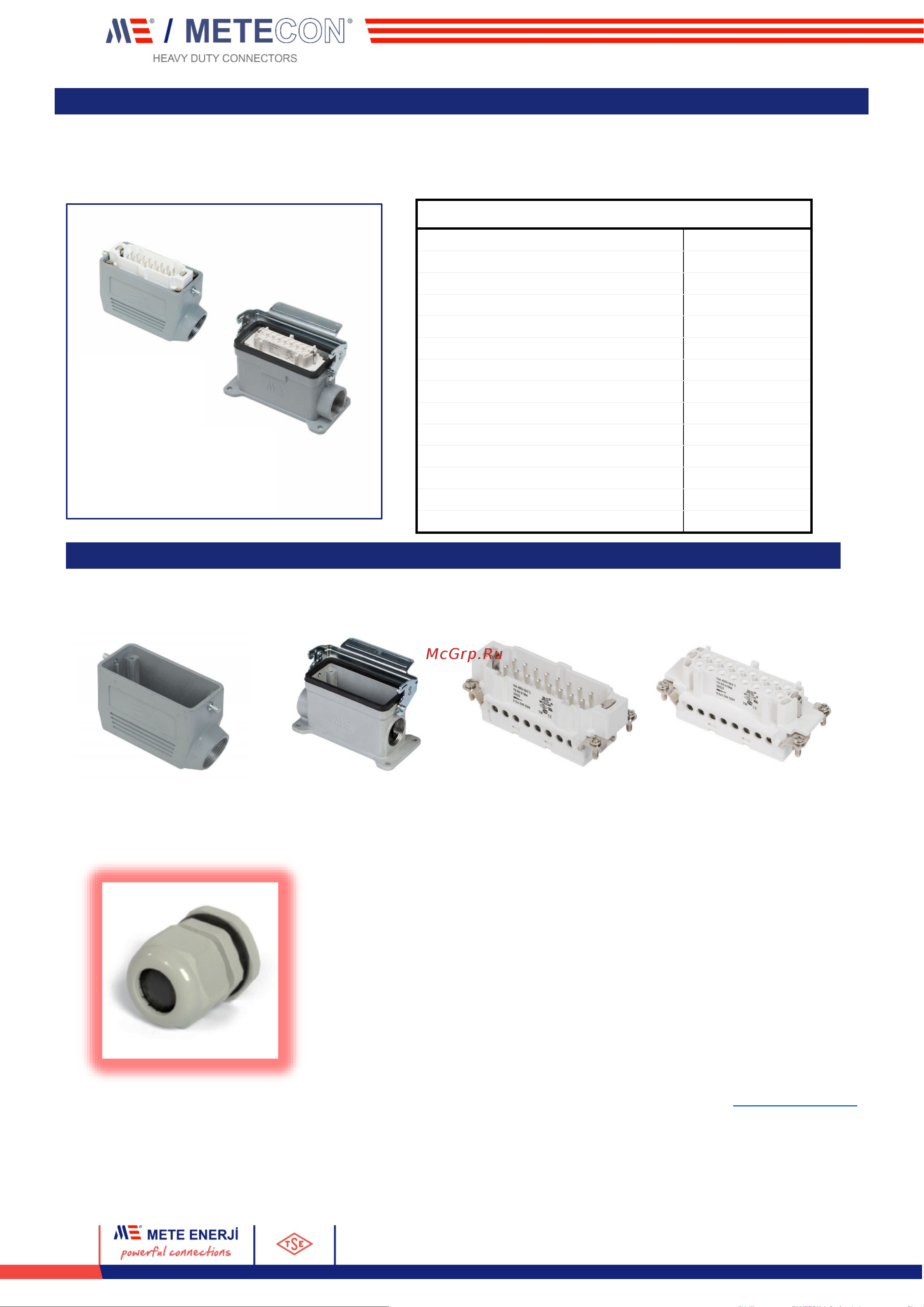 Mete Enerji комплект H16E-AM-EF 685619K Техническая документация онлайн