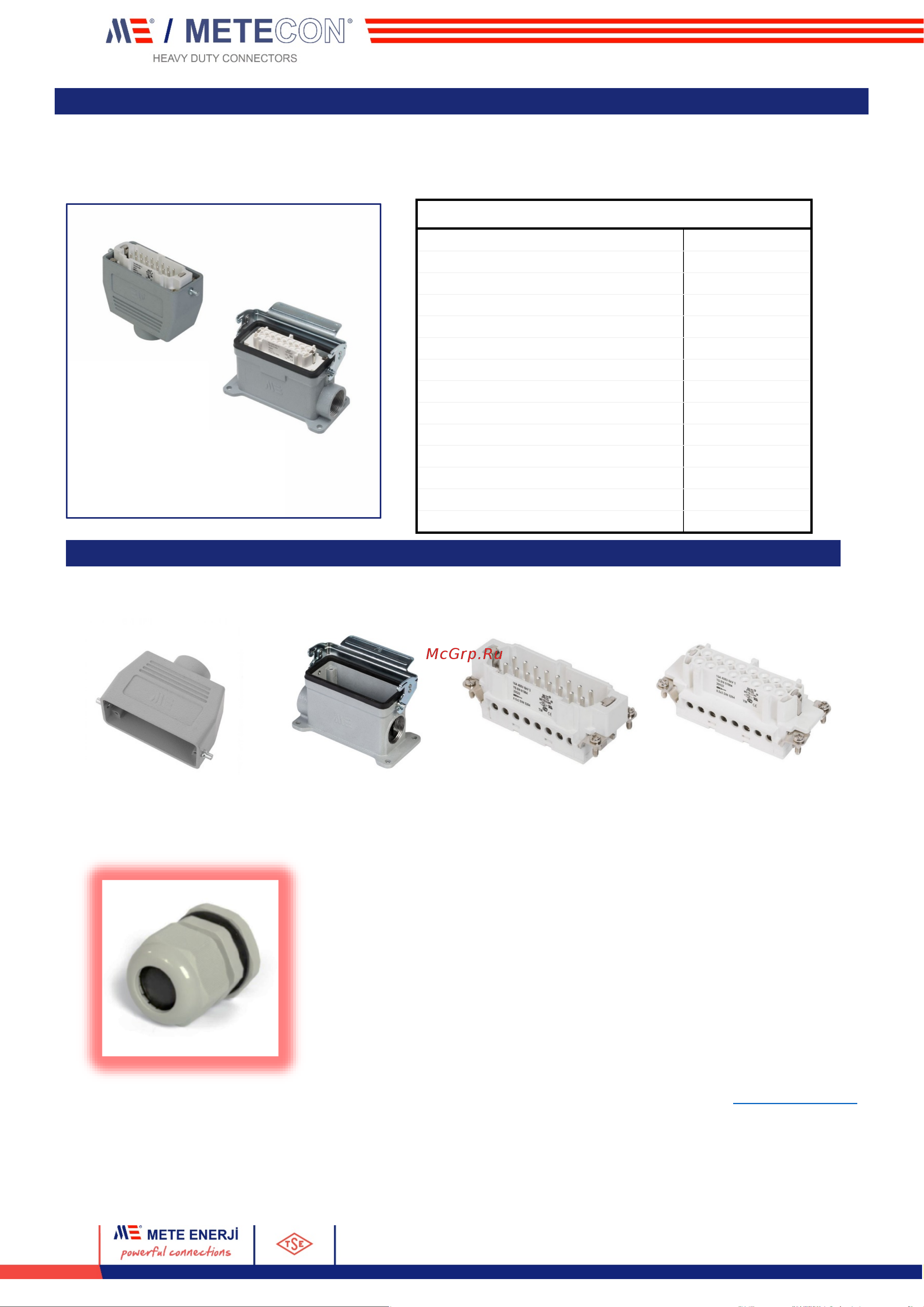 Mete Enerji комплект H16E-BM-EF 685620K Техническая документация онлайн