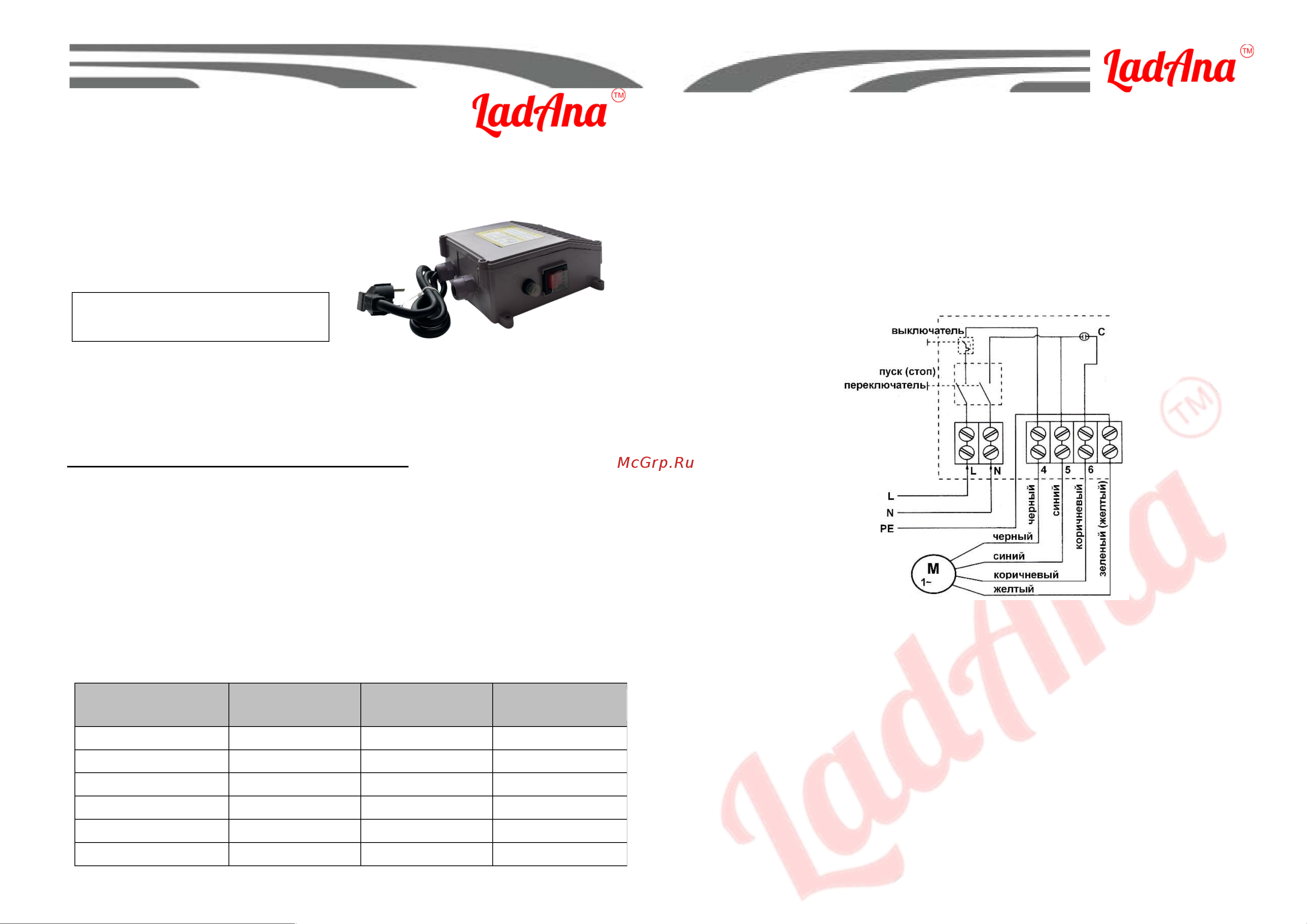LadAna 040608017 Технический паспорт онлайн