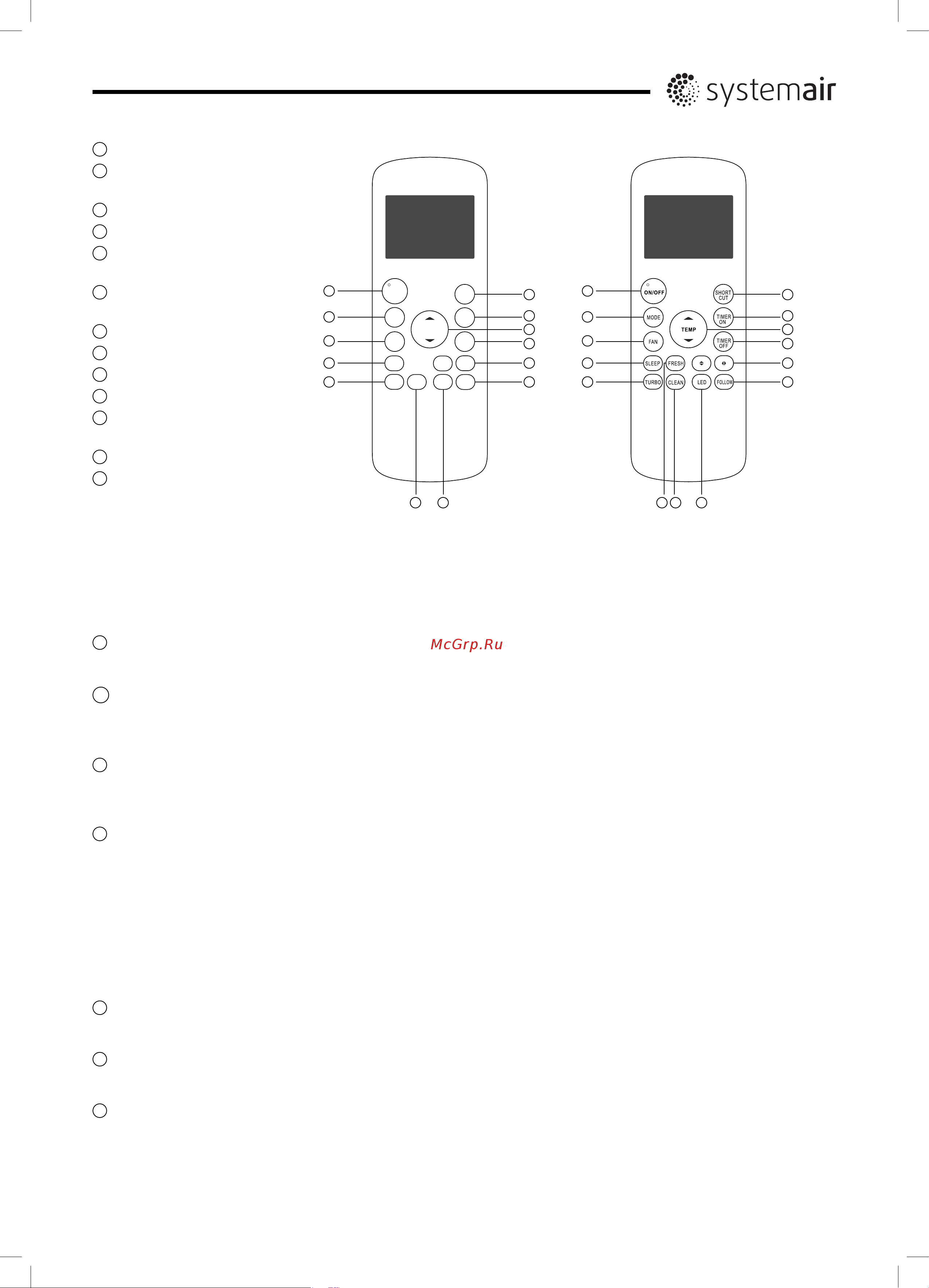 Systemair RH015000043 Инструкция к товару онлайн [3/8] 836497
