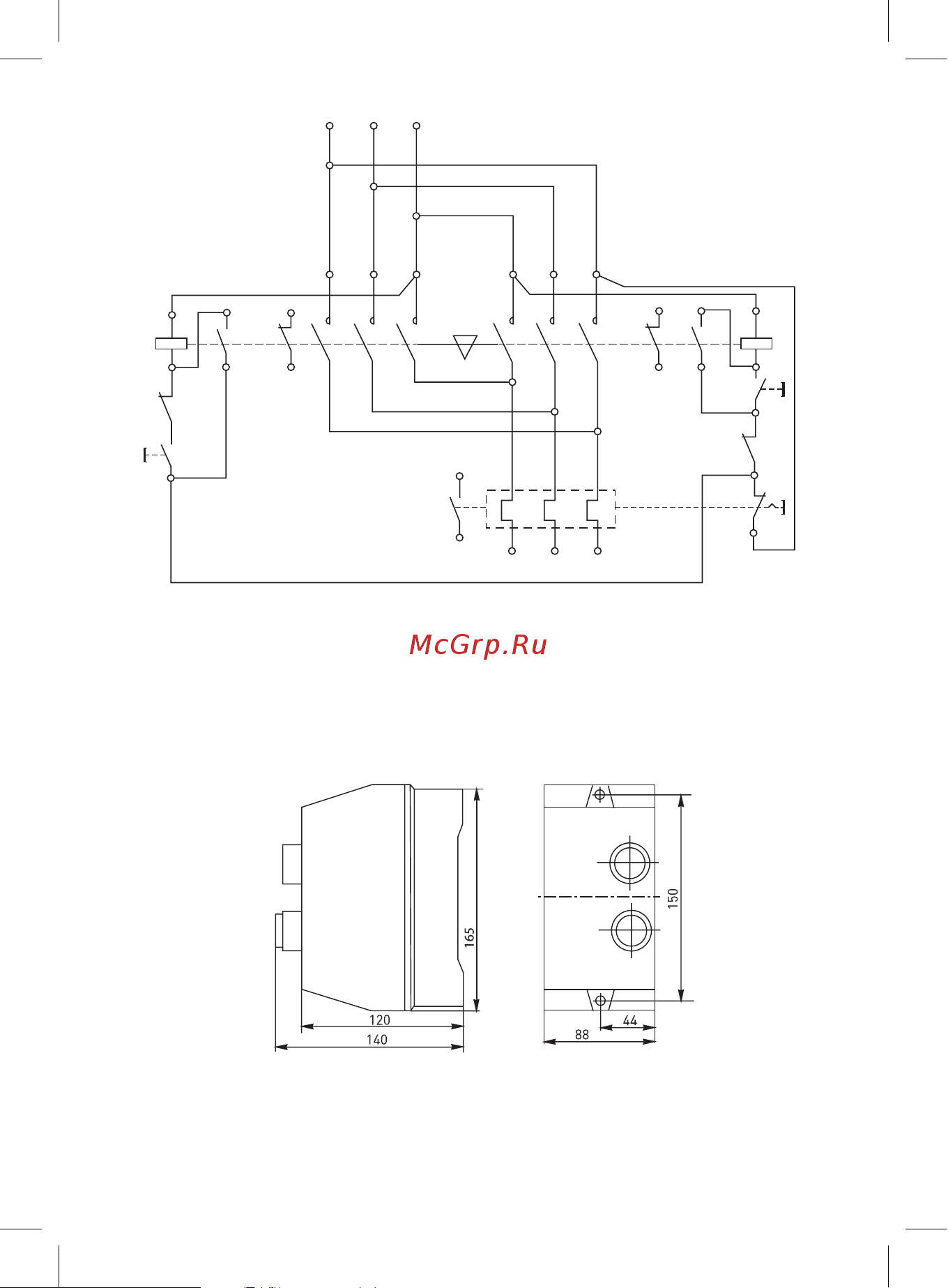 EKF PROxima КМЭ 9А, 230В с РТЭ Ir-7-10А IP65 ctrp-r-9-220v Инструкция к товару онлайн [6/12] 836542