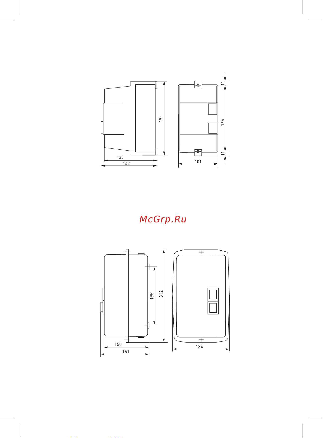 EKF PROxima КМЭ 9А, 230В с РТЭ Ir-7-10А IP65 ctrp-r-9-220v Инструкция к товару онлайн [7/12] 836542