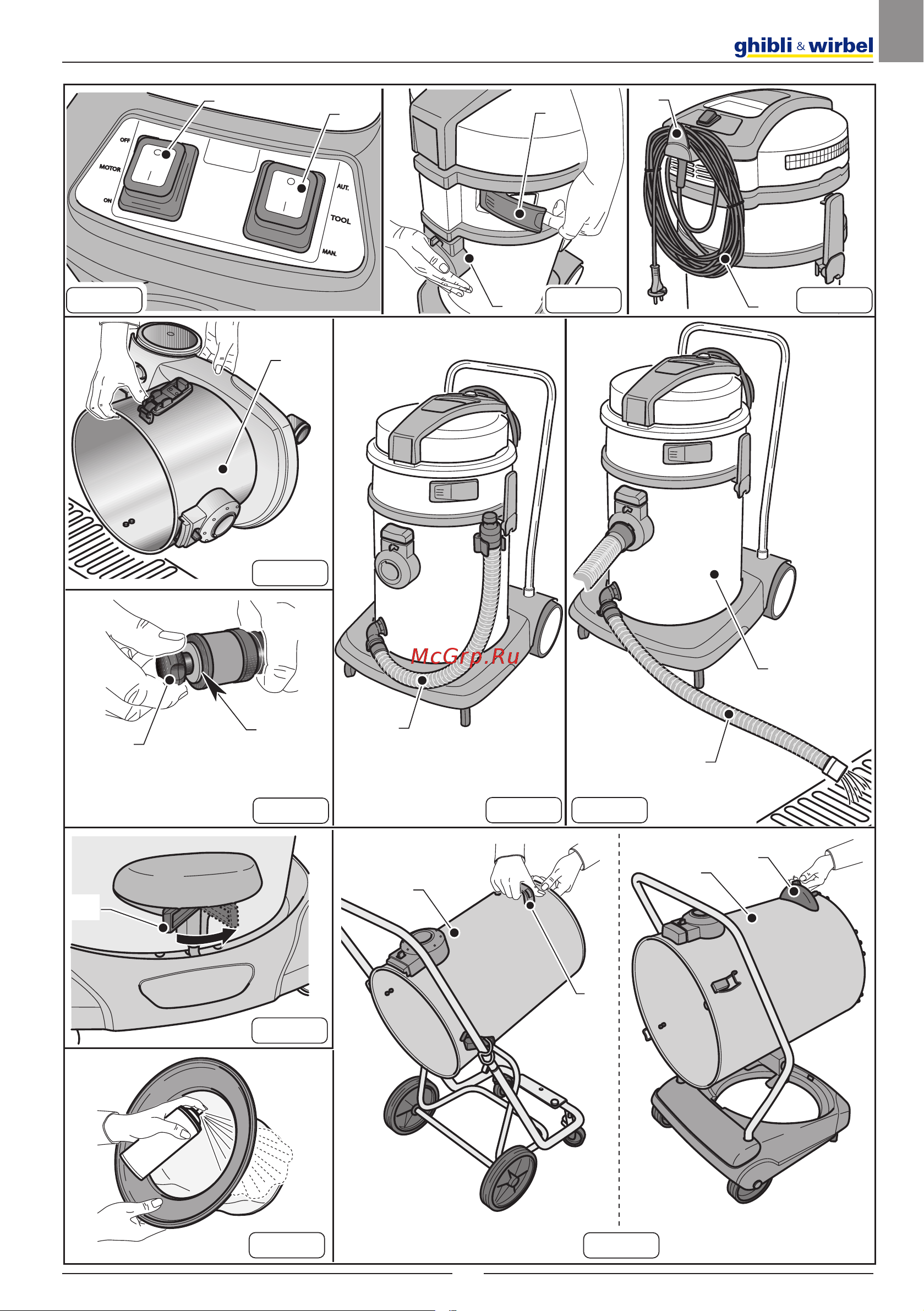 Ghibli&Wirbel POWER WD 50 P 14581210001 Инструкция к Ghibli&Wirbel POWER WD 22 P 14651210001 онлайн [5/16] 837041