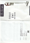 H-Clean HVC 102 SE Инструкция к вертикальному пылесосу H-clean HVC 102 SE