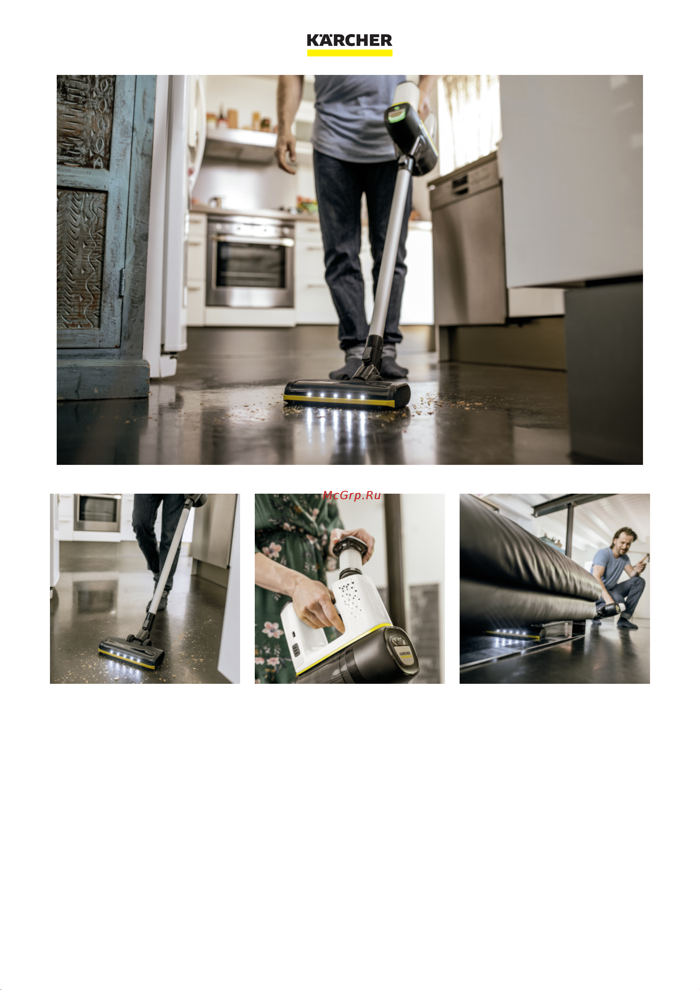 Karcher VC 6 Cordless Premium our Family 1.198-680.0 Инструкция к товару онлайн [2/3] 837099