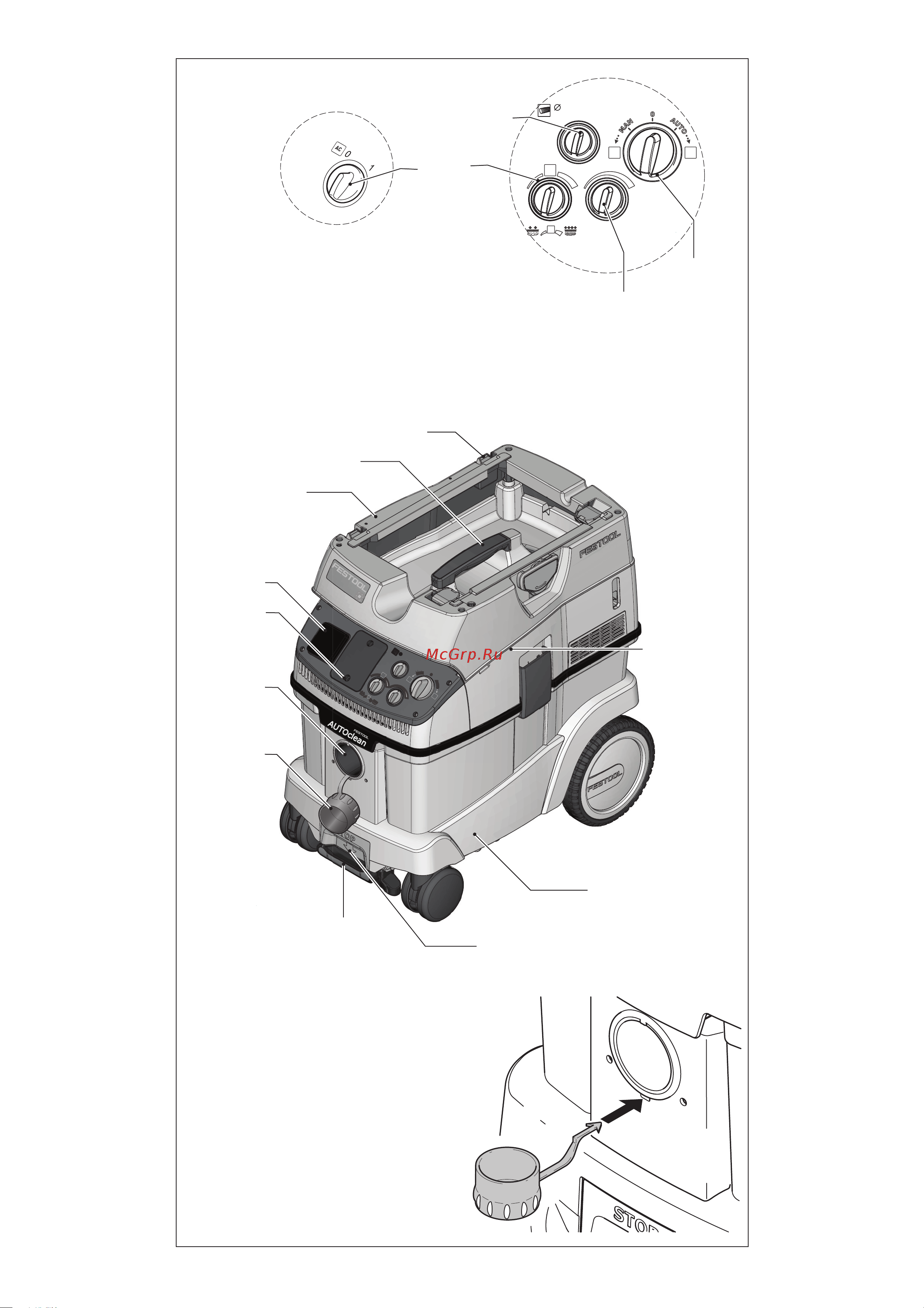Festool Autoclean CTM 48 E AC 574991 Инструкция к Festool Autoclean CTM 48 E AC 574991 онлайн [2/106] 837110