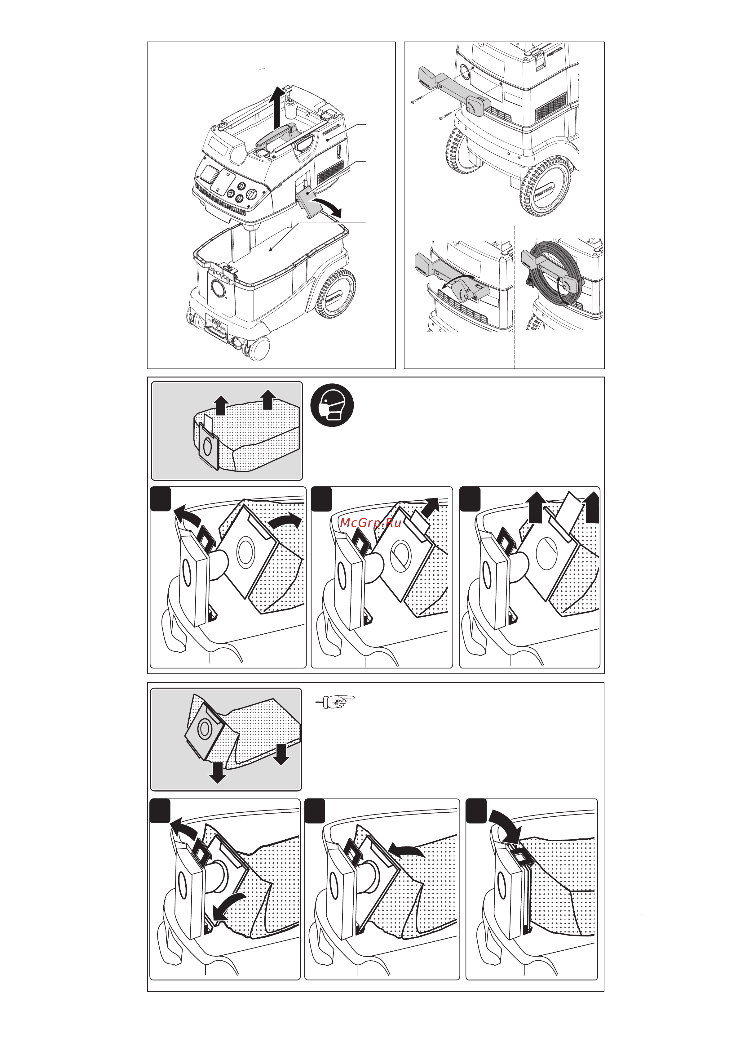 Festool Autoclean CTM 48 E AC 574991 Инструкция к Festool Autoclean CTM 48 E AC 574991 онлайн [3/106] 837110