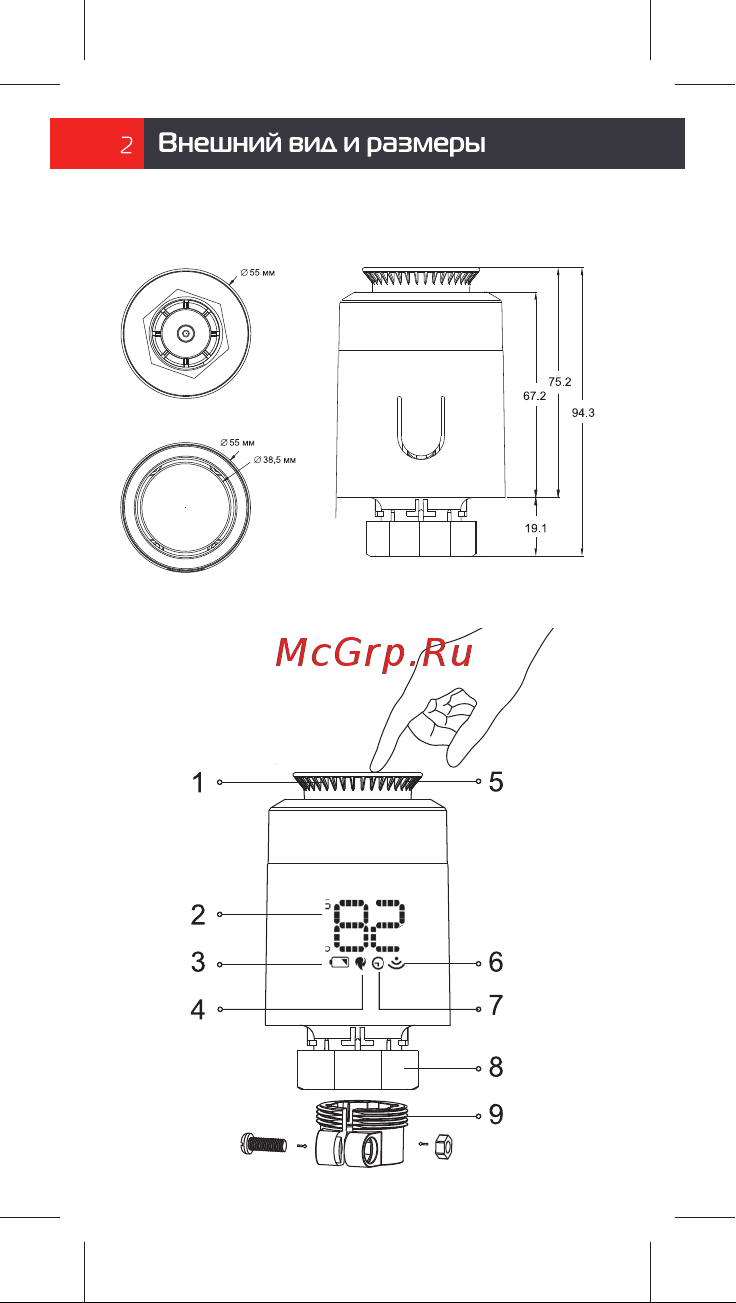Royal Thermo Smart Heat радиаторный, серебристый НС-1402606 Инструкция по эксплуатации онлайн [2/16] 865721