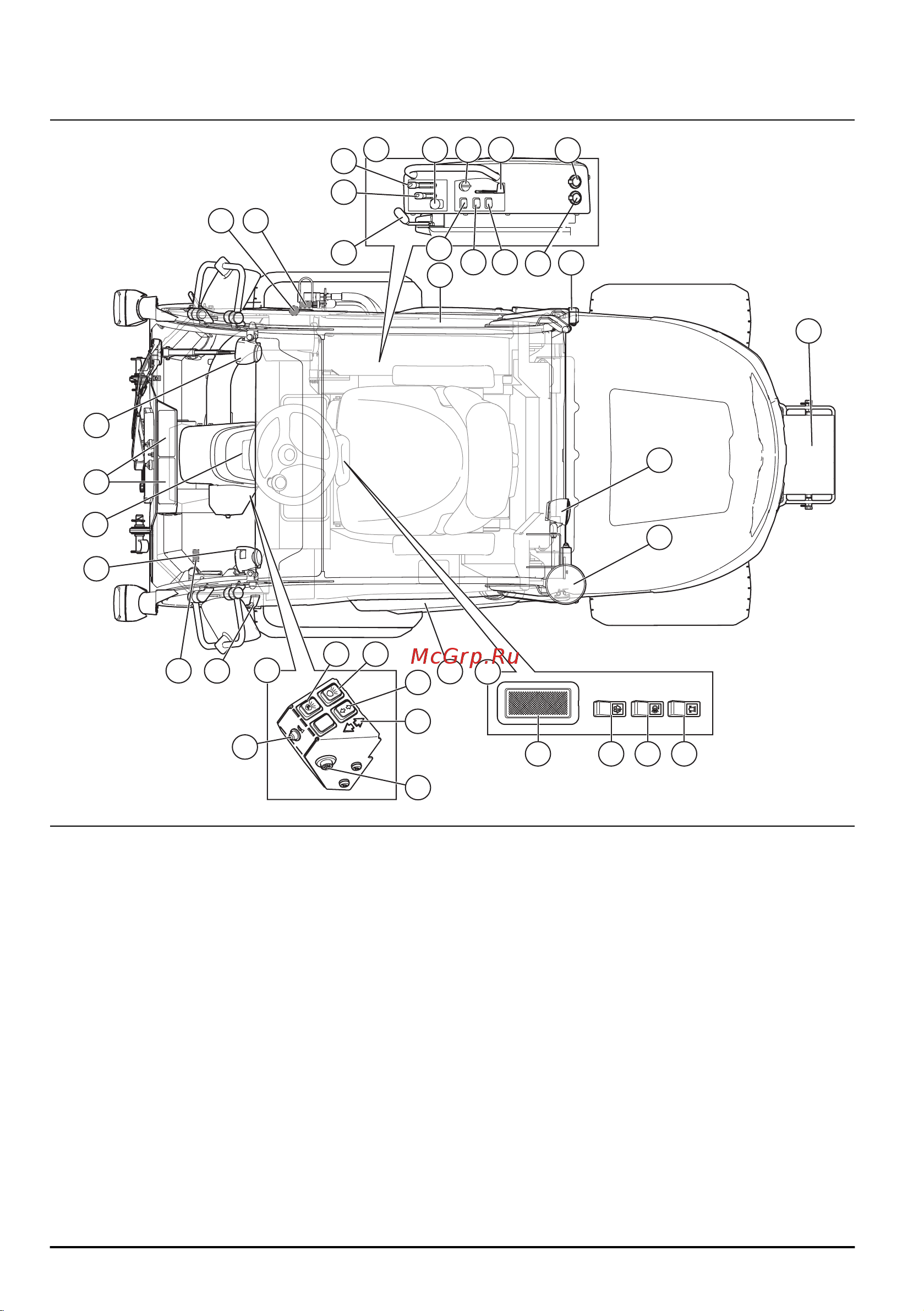 Husqvarna P 525DX с кабиной 9679854-01 Инструкция к Husqvarna P 525DX 9679853-01 онлайн [4/276] 837649