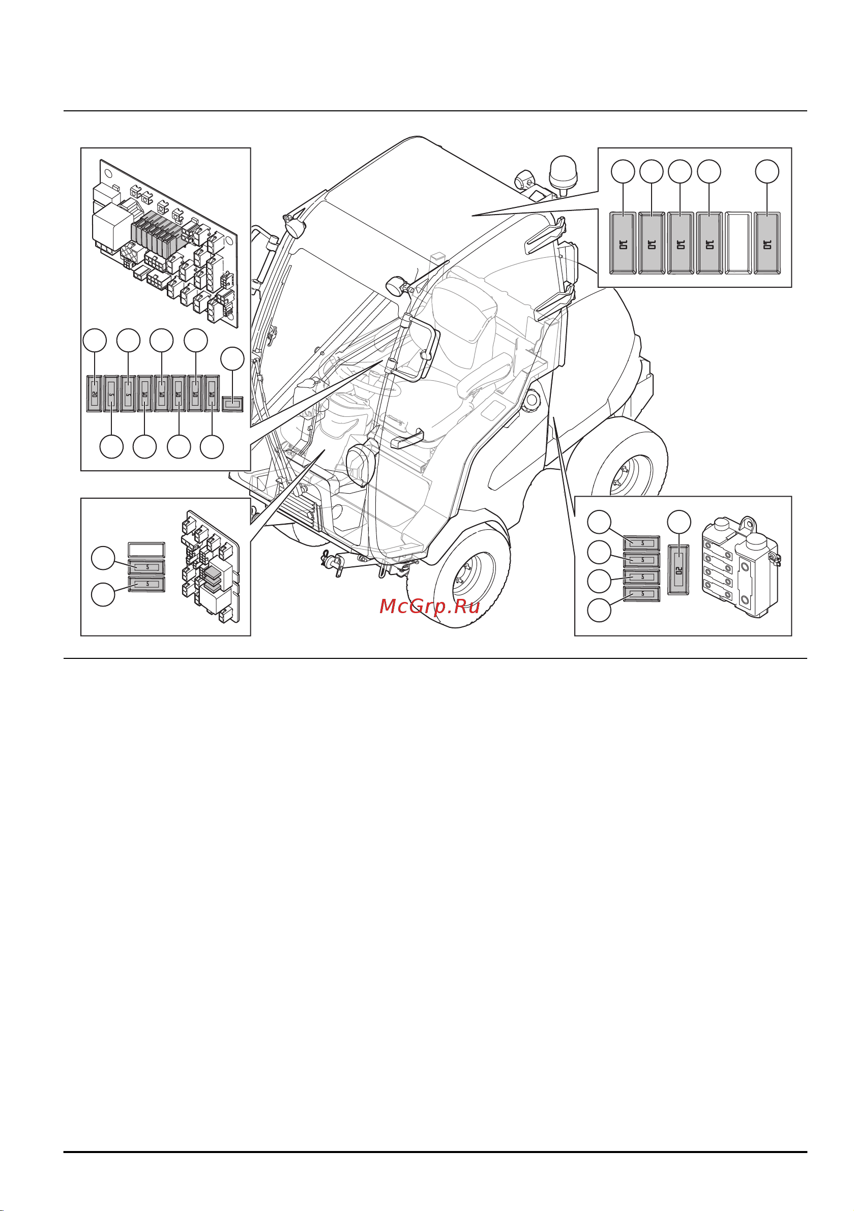 Husqvarna P 525DX с кабиной 9679854-01 Инструкция к Husqvarna P 525DX 9679853-01 онлайн [41/276] 837649