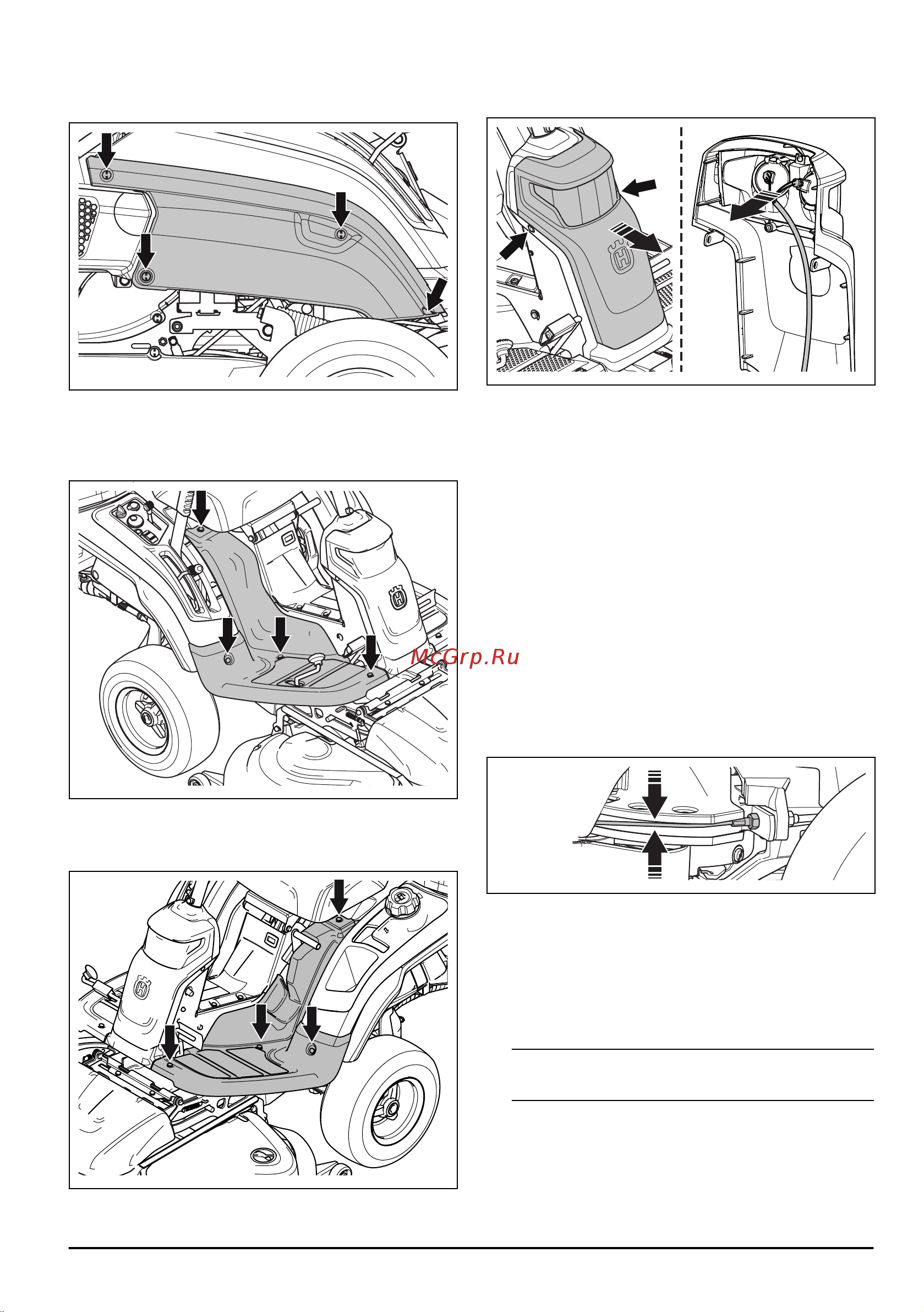 Husqvarna RC320Ts AWD 9676288-02 Инструкция к Husqvarna RC318T 9676287-02 онлайн [25/160] 837655