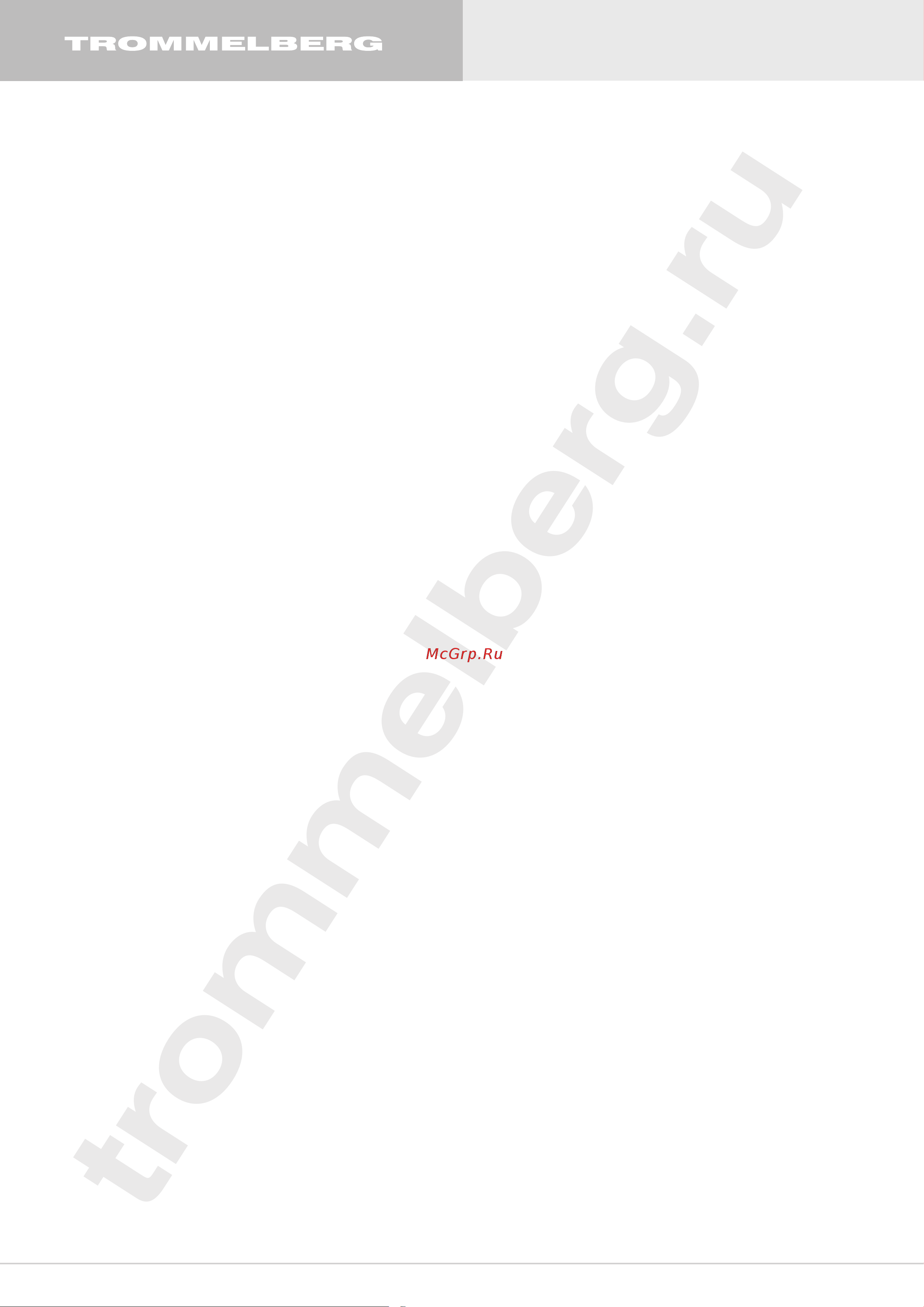 Trommelberg B1G с интегрированной стойкой Инструкция к Trommelberg B1G онлайн [14/20] 837880