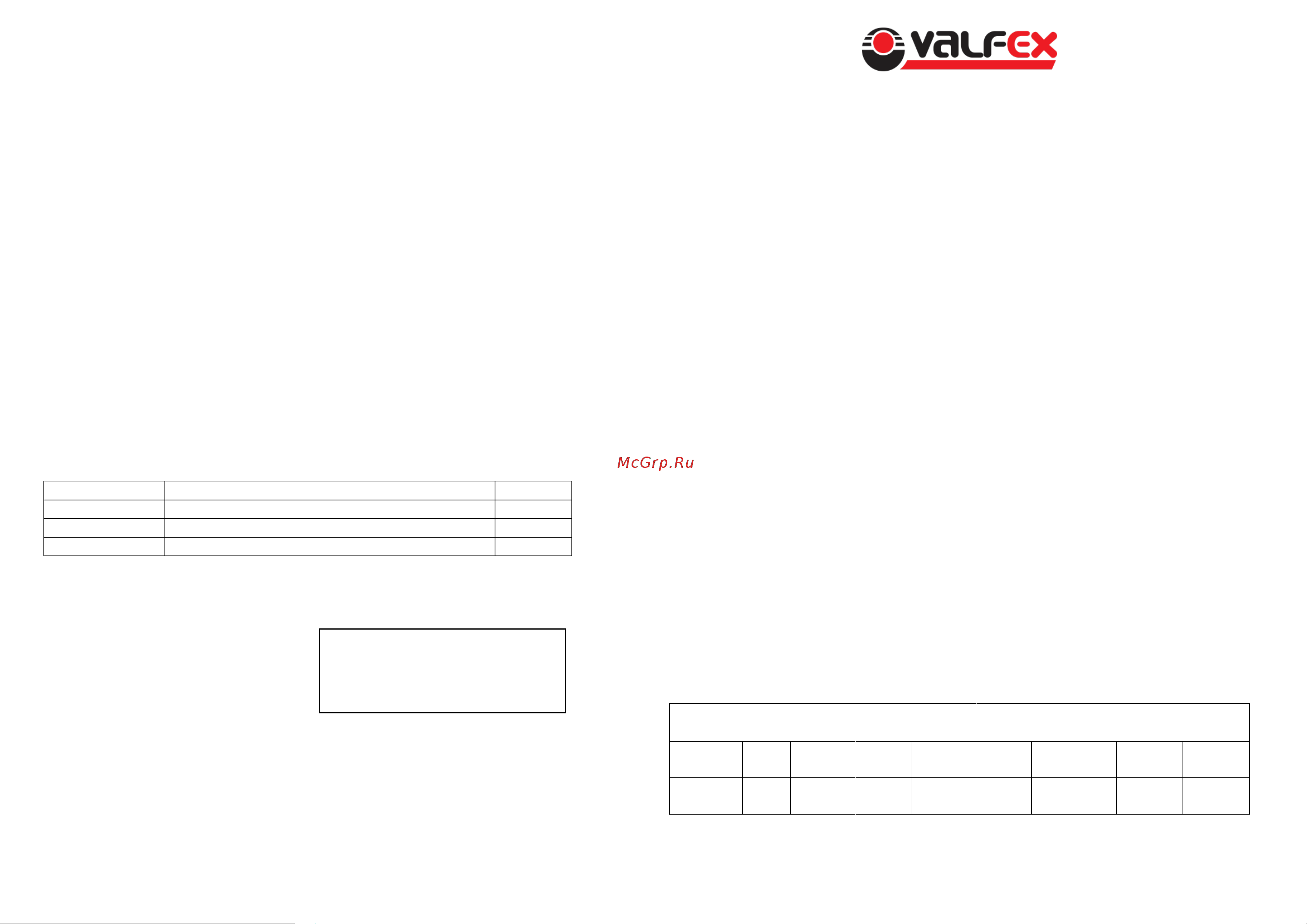 VALFEX OPTIMA L Version 2.0 350, 12 секций, 1320 Вт FB-A350/12 L Инструкция к товару онлайн