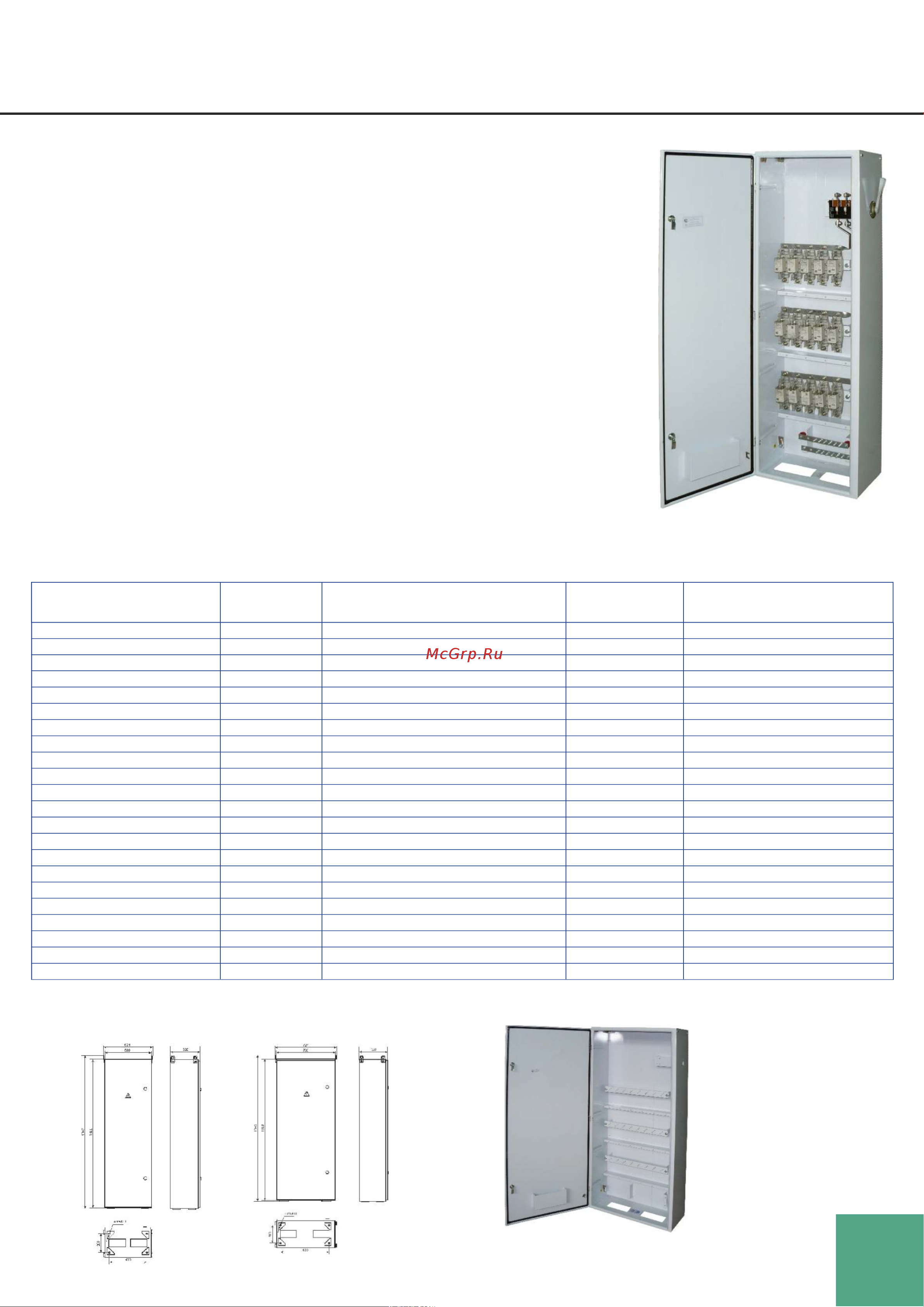 Узола ШРС 1-07-7-54-УЗ-001 (2x250А+5x100А) 400А IP54 U45042700 ст онлайн