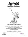Agri-fab 300 см, 38 л 45-0531 Инструкция к товару