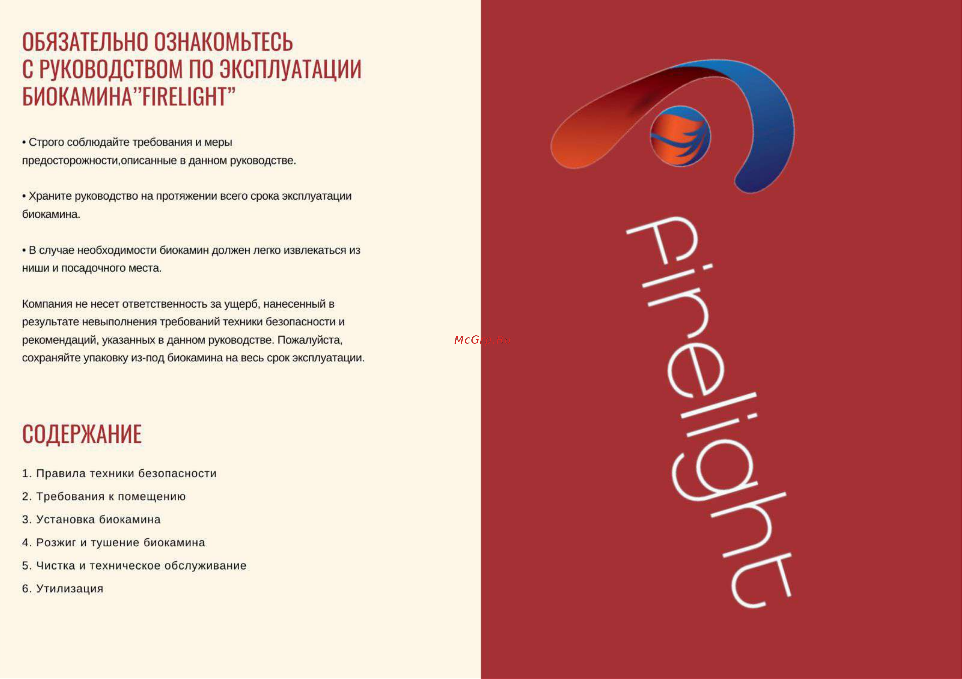 Firelight BFP/T-2020 Black НС-1515620 Инструкция онлайн [2/4] 838220