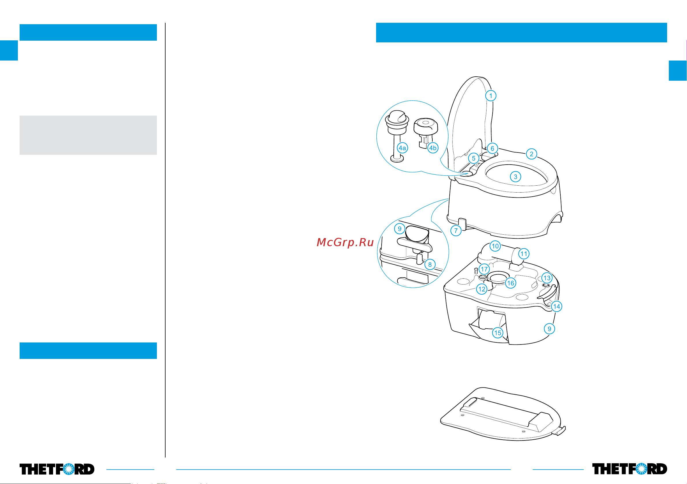 Thetford Porta Potti Excellence manual белый Инструкция к Thetford Porta Potti Excellence manual онлайн [11/65] 838349