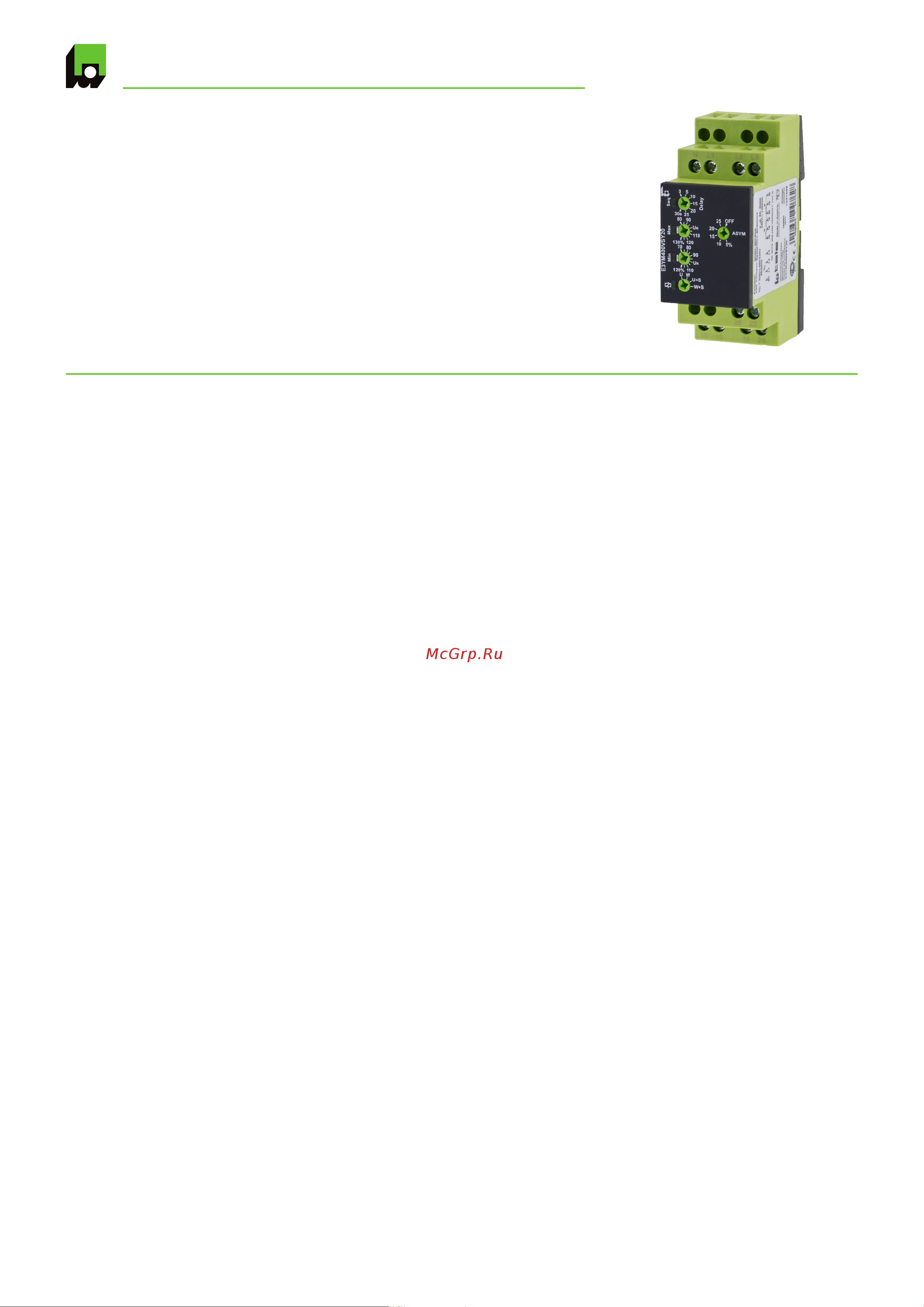 TELE E3YM400VSY20 1341408 Техническое описание онлайн