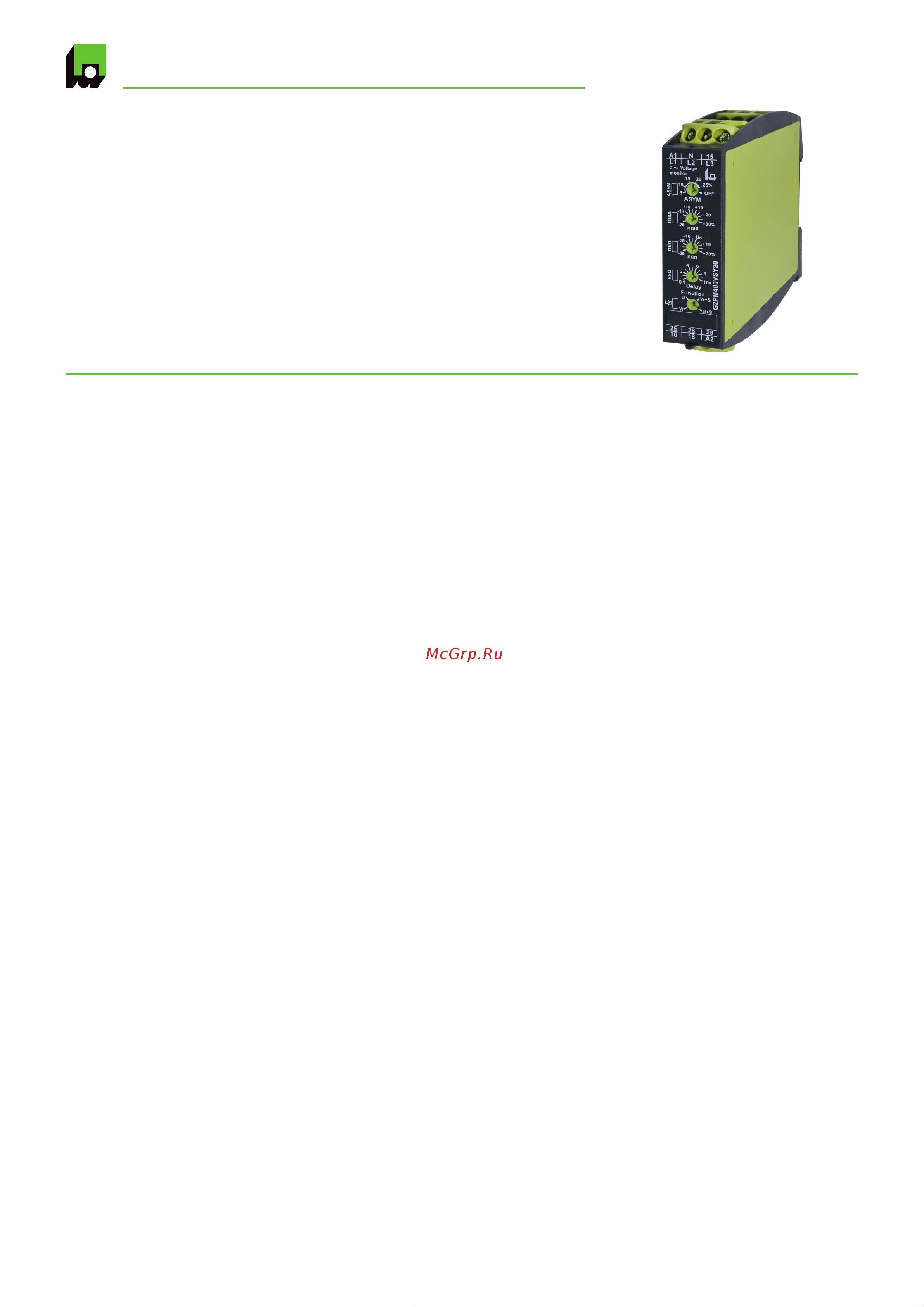 TELE G2UM300VL20 24-240VAC/DC 2390304 Технические характеристики онлайн