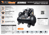 Foxweld 1050/500 HP 9020 Листовка 9020 Масляный ременной компрессор AEROMAX 1050 500 HP