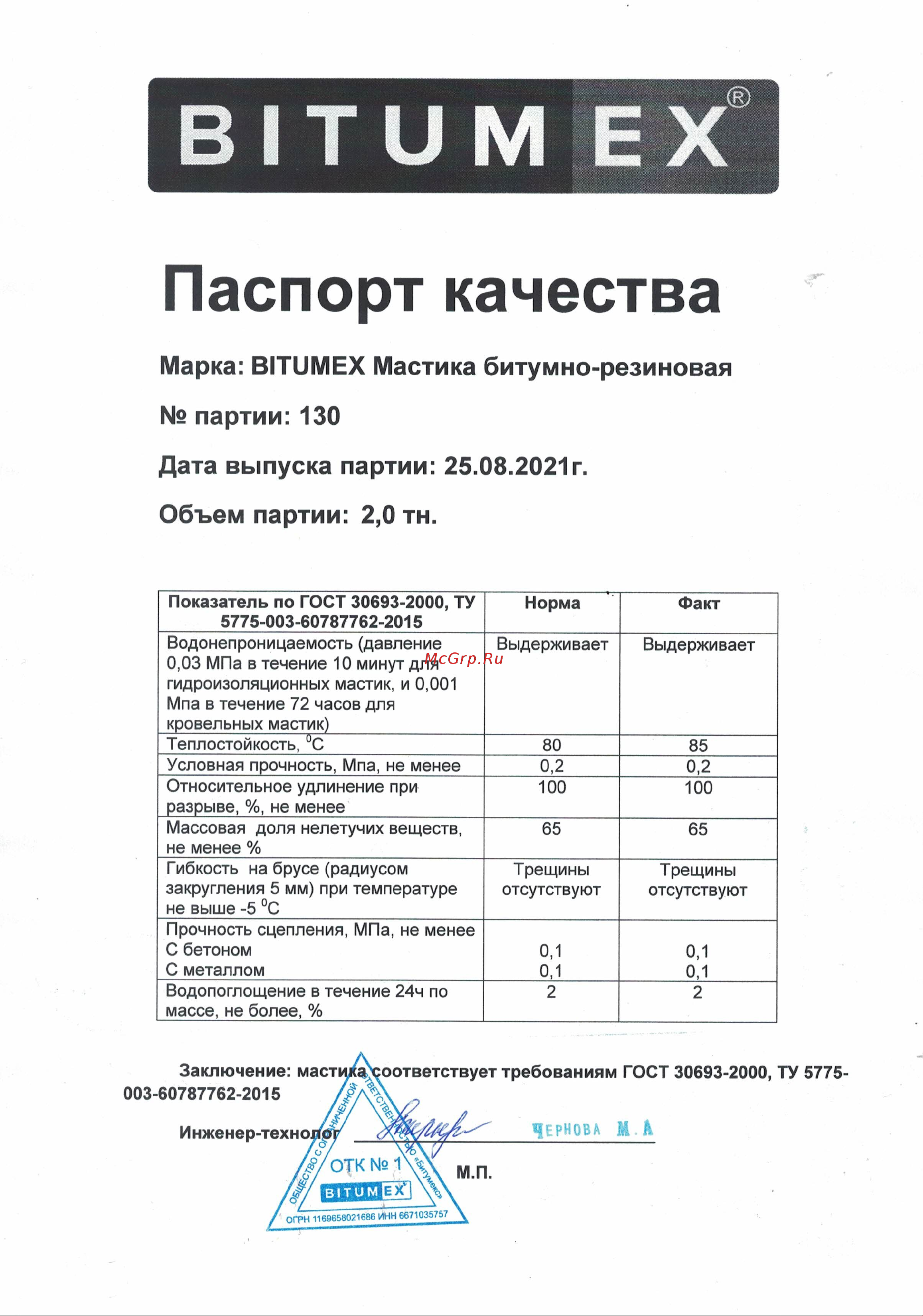 Битумекс МБР-Х-универсальная МБП-029 Инструкция онлайн