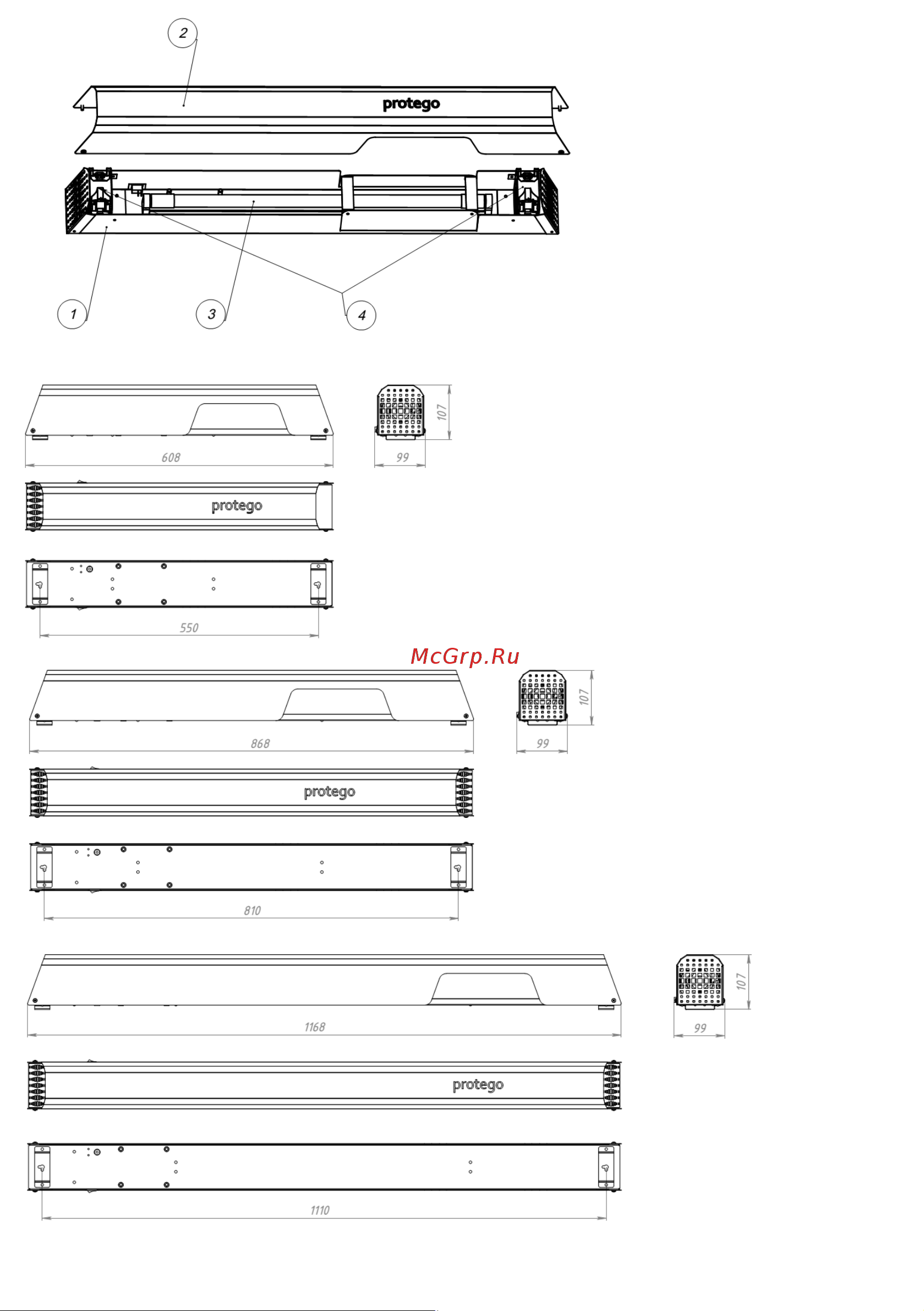 Geniled Protego 60 Вт, безопасно для людей и животных, F160 21513 Инструкция к товару онлайн [3/8] 839128