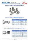 A-Flow SS316, 1/2" Male NPT, вращающаяся M20x1.5 FASH-MRF-8N-20M Фитинги под манометр с вращающейся гайкой M20X1.5
