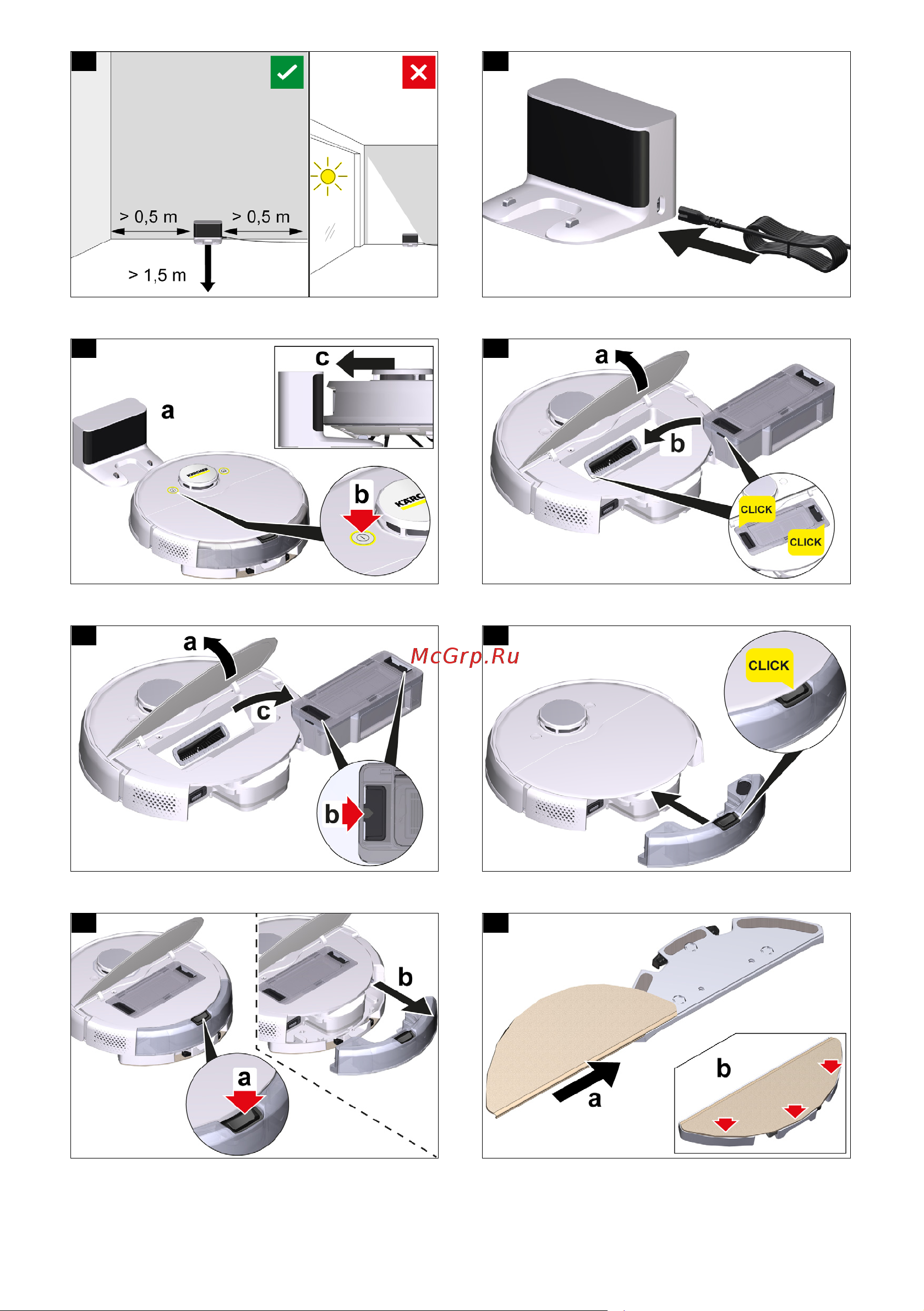 Karcher RCV 5 1.269-640.0 Инструкция к товару онлайн [3/284] 839389