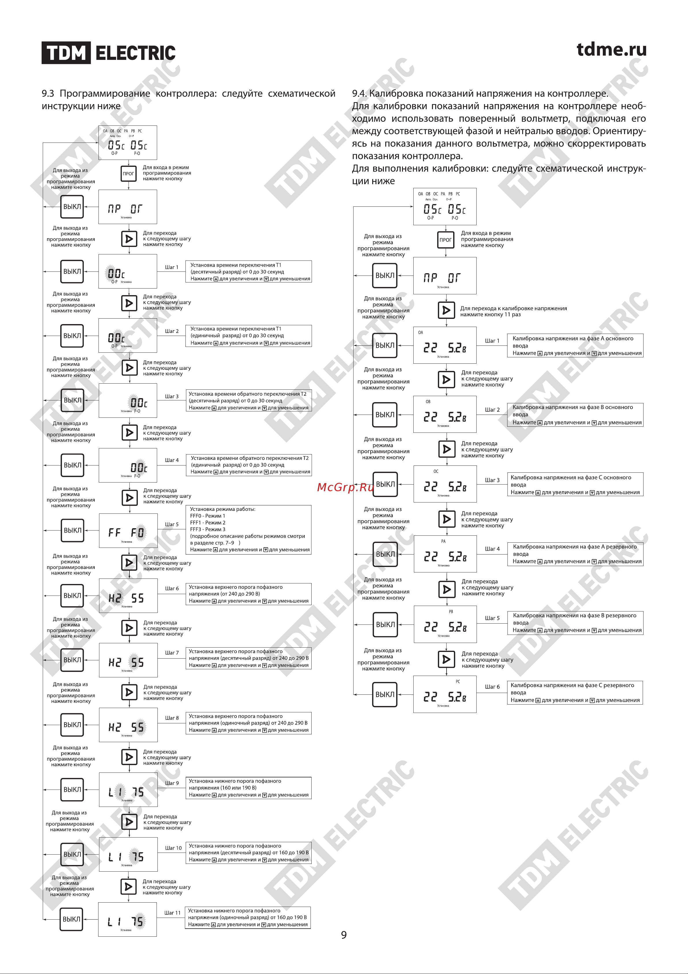 Тдм БАВР, 3П, 630/630А SQ0743-0007 Паспорт онлайн [9/14] 839416