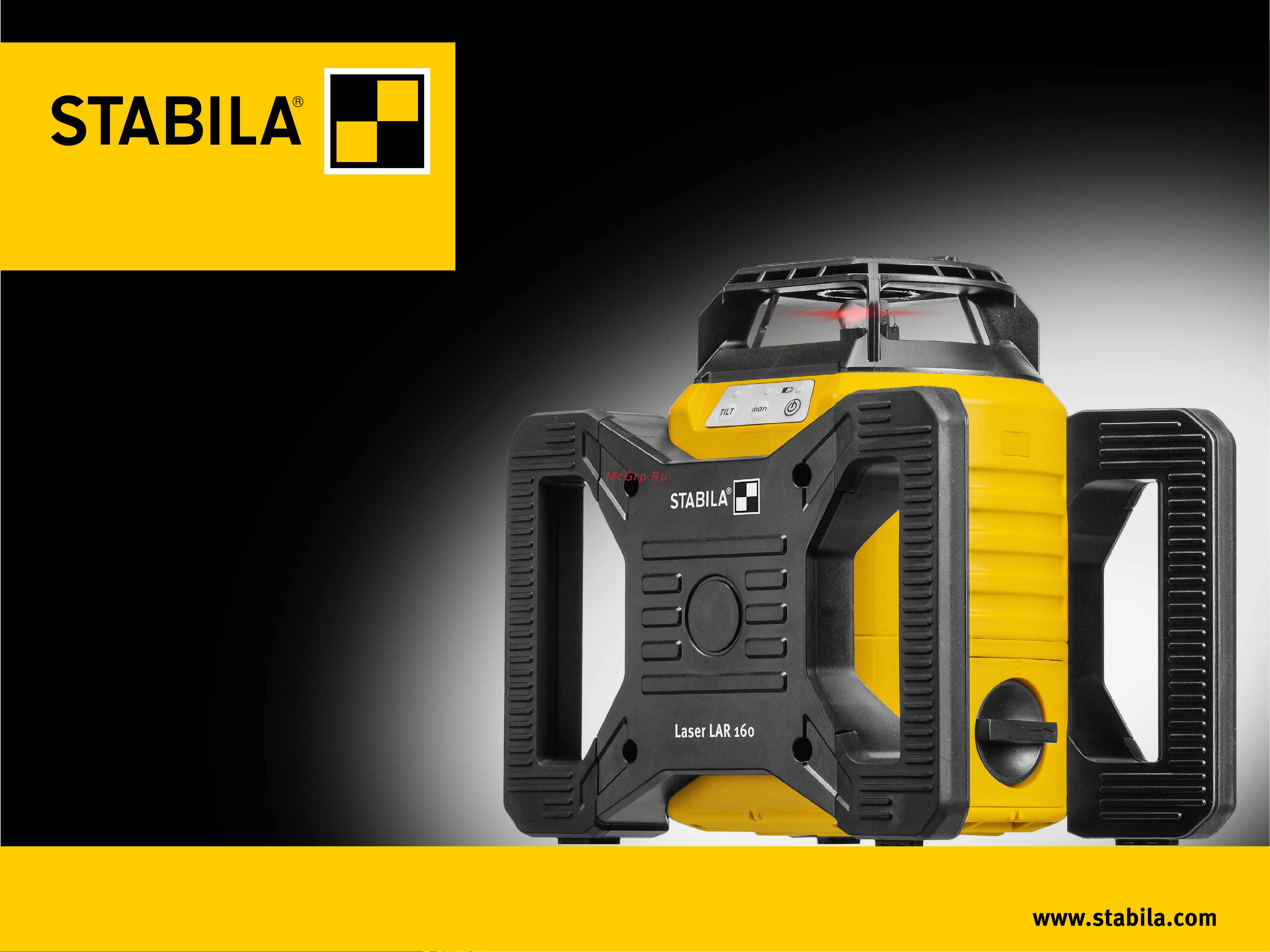 Stabila LAR 160 + ресивер REC160 RG + строительный штатив BST-S + нивелирная рейка NL + визирная пластина + очки 19241 Инструкция к товару онлайн