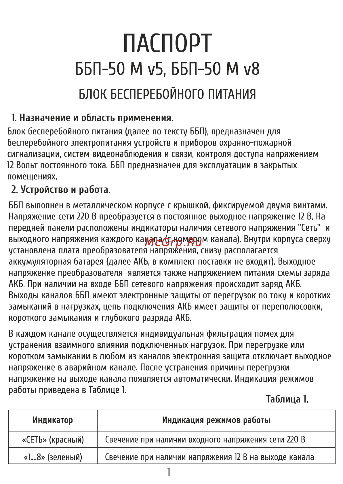 SLT ББП-50 М v8 11207 Инструкция к товару онлайн