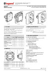 Legrand 2К+З со шторками - немецкий стандарт - 16 А - 250 В - INSPIRIA - белый 673730 Инструкция к товару