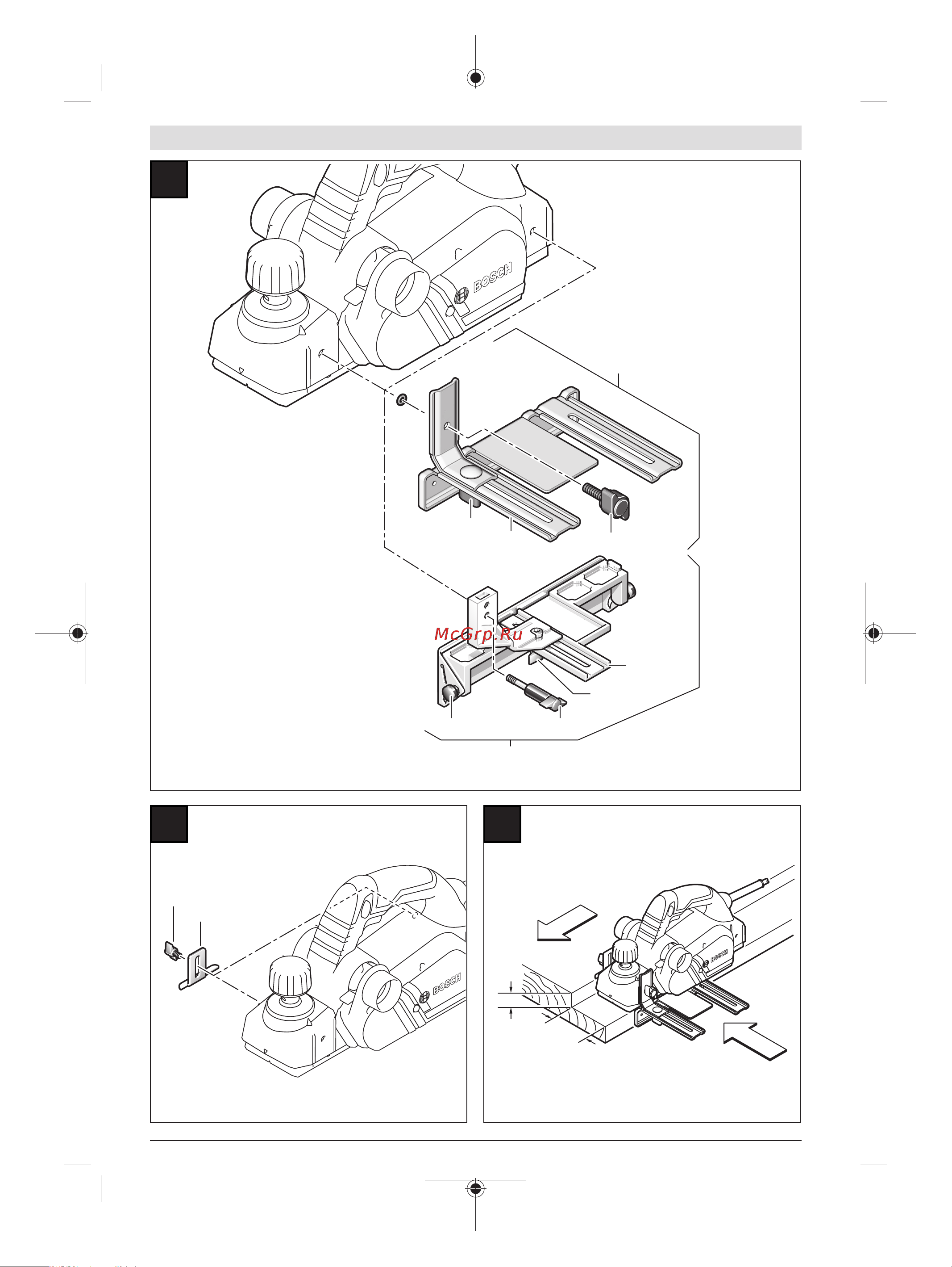 Bosch GHO 26-82 D 0.601.5A4.301 Инструкция к товару онлайн [5/185] 839586
