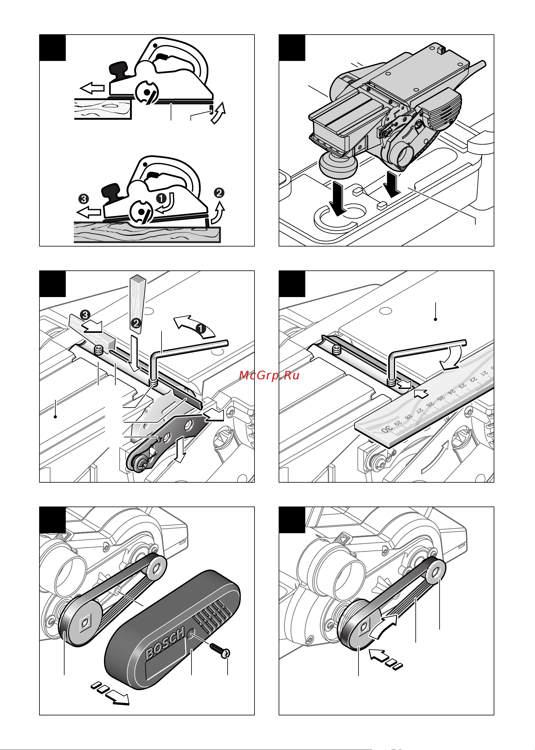 Bosch GHO 40-82 C 0.601.59A.760 Инструкция к товару онлайн [6/14] 839587