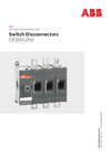 ABB , OT250E03, трехполюсный, без рукоятки 1SCA022709R8610 Инструкция к товару