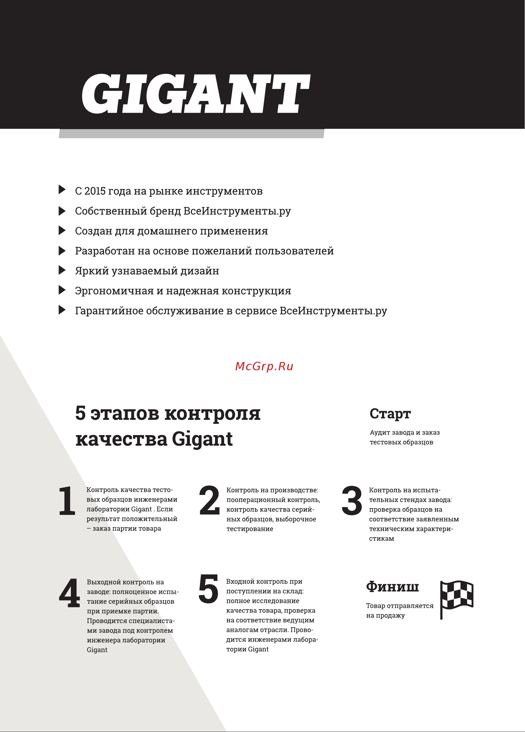 Gigant HC-200 Инструкция к товару онлайн [2/12] 839809