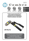 CEMBRE HT-FL75, макс. 140 мм 2665030 Инструкция HT-FL75