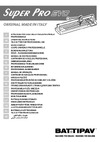 BATTIPAV Super Pro EVO 90 3590 Инструкция к товару