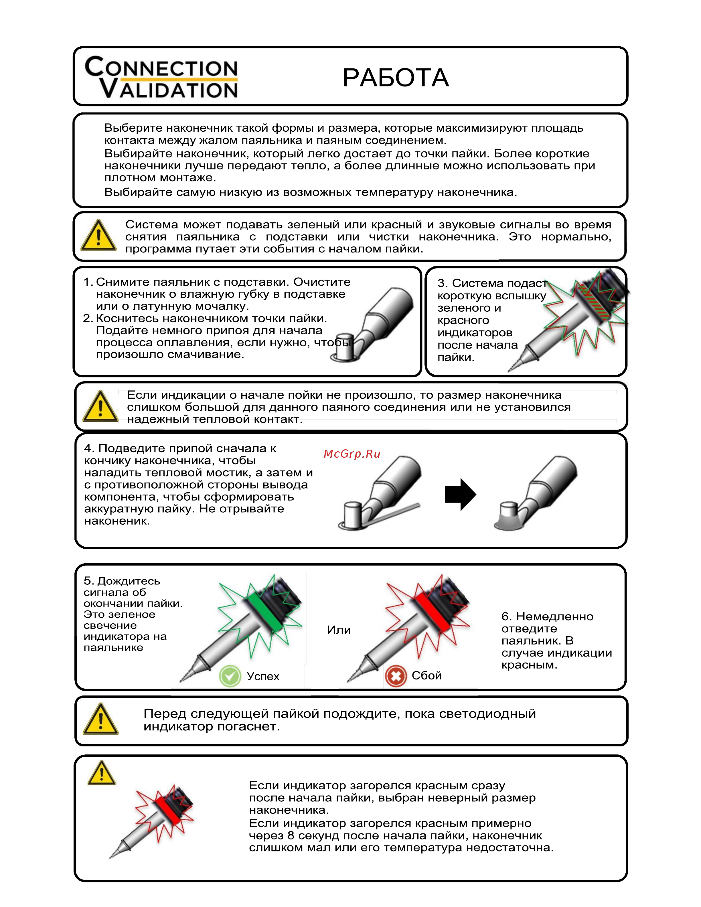 METCAL CV-5200 без инструментов CV-PS5200 Инструкция к товару онлайн [3/12] 840214