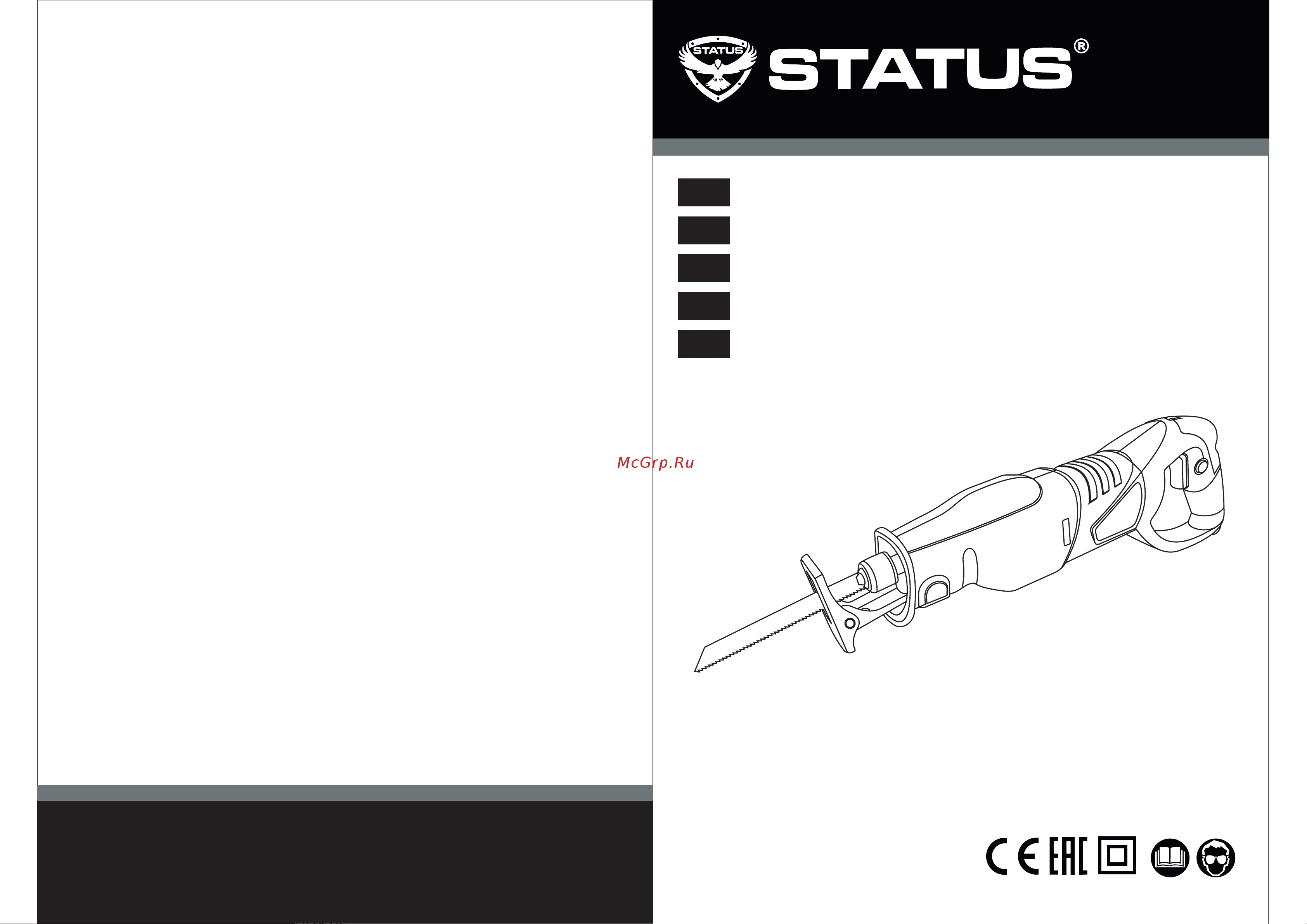 STATUS RS 850 04210201 Инструкция к товару онлайн