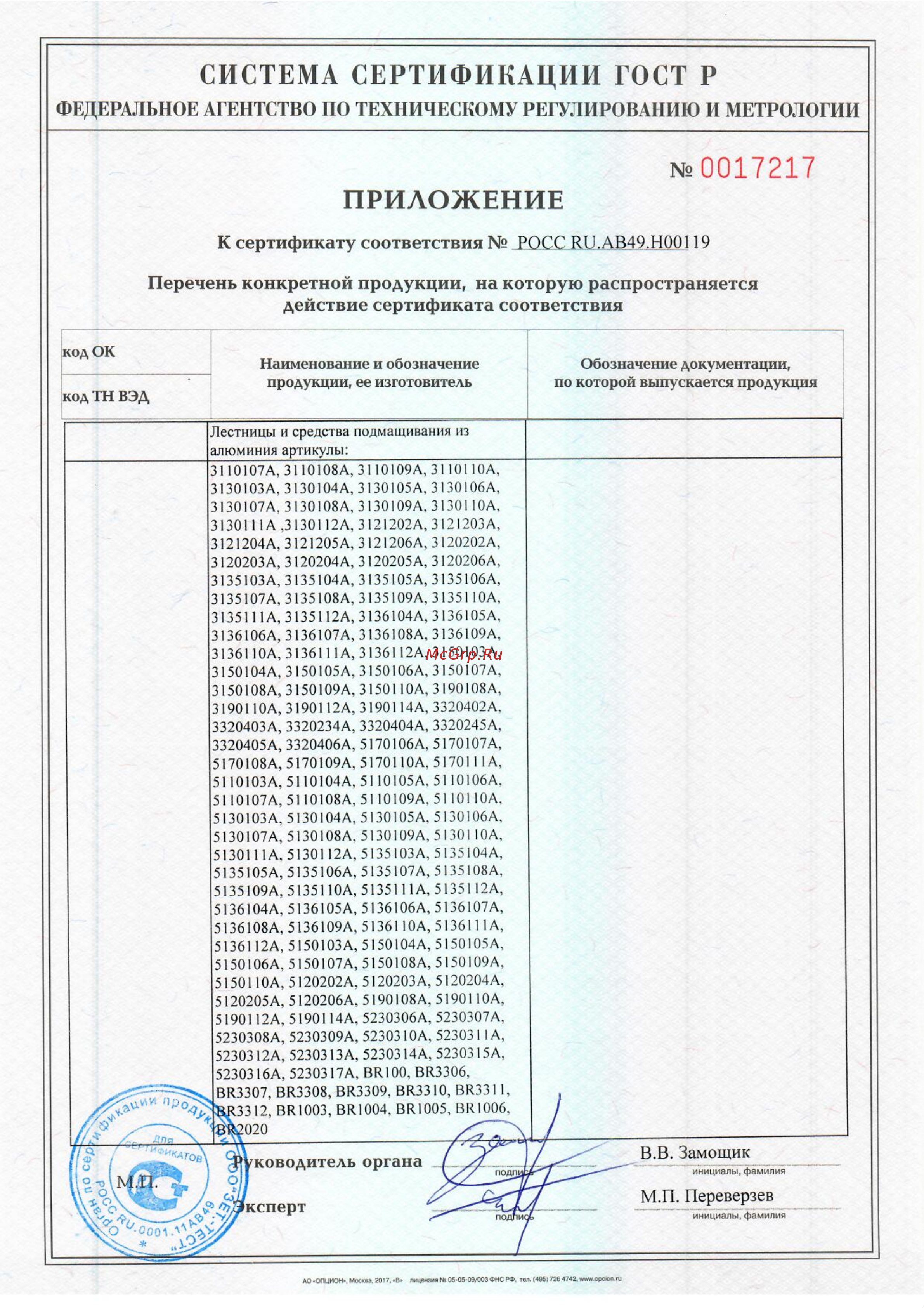 Новая Высота NV3191 1x8 3191108 СЕРТИФИКАТ онлайн [6/9] 840316
