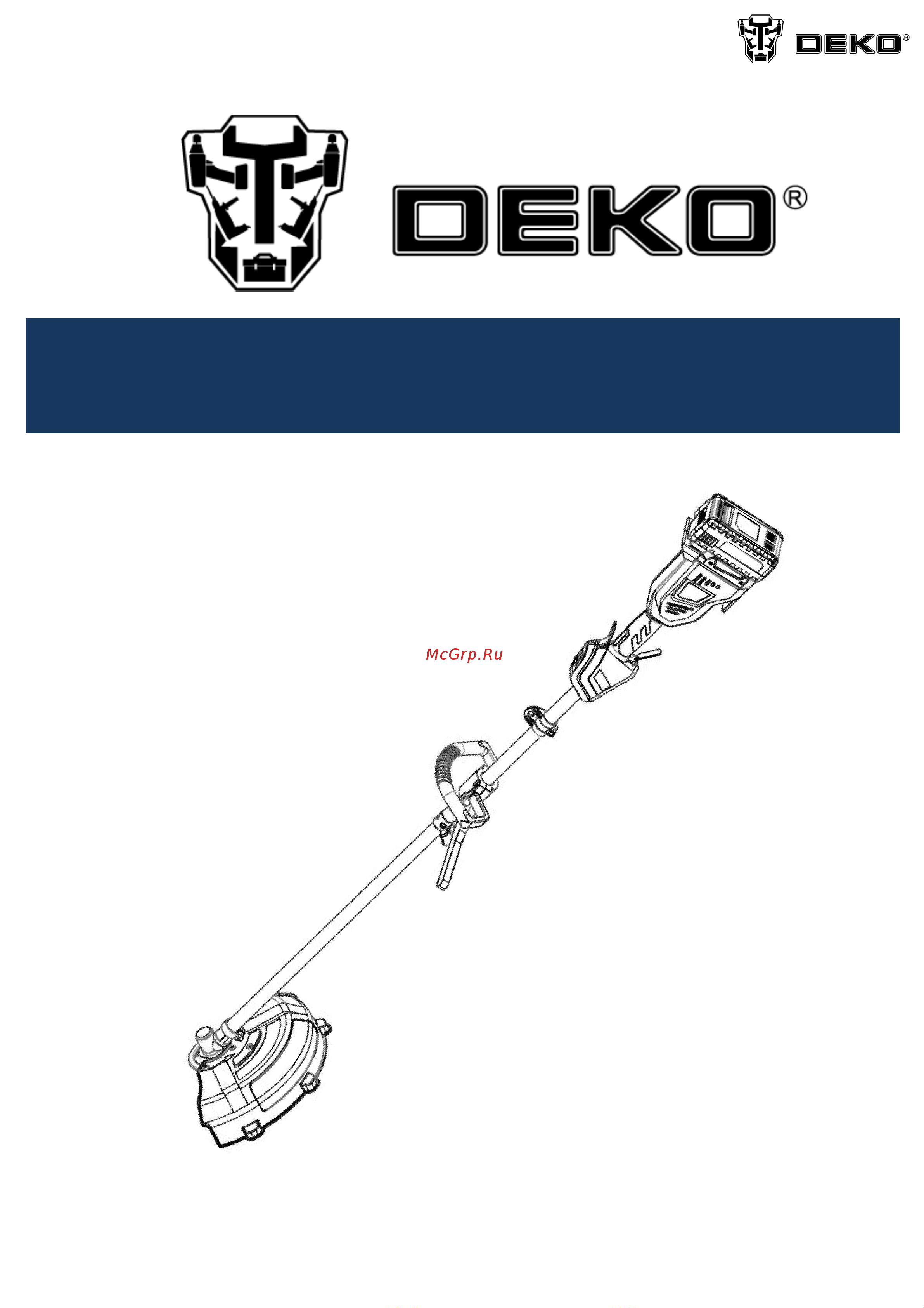 Deko DKTR40 2 в 1 063-4230 Инструкция по эксплуатации онлайн