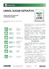 LIKSIR LIKSOL SUGAR GETOUT H1, 20л 100902 Технический документ LIKSOL SUGAR GETOUT H1