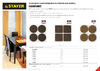 STAYER COMFORT фетровые, коричневые, круглые - диаметр 50 мм, 4 шт 40910-50 Инструкция к товару