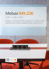 Mebax , MX-226 3 секции чёрный полуавтоматический 212х60мм 00-00001187 Встраиваемые блоки розеток серии Mebax MX-226 — Листовка А4