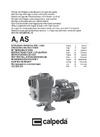 CALPEDA A 40-110B/A 230/400/50 Hz 100369700 Инструкция по эксплуатации A